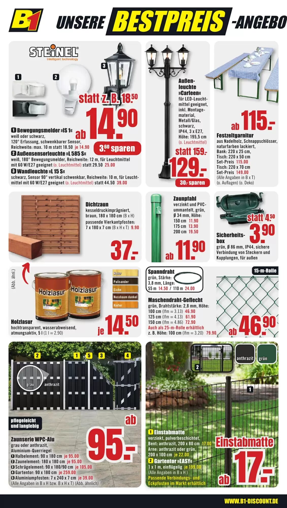 B1 Discount Baumarkt Prospekt (ab 19.09.2026) zum Blättern - Seite 6