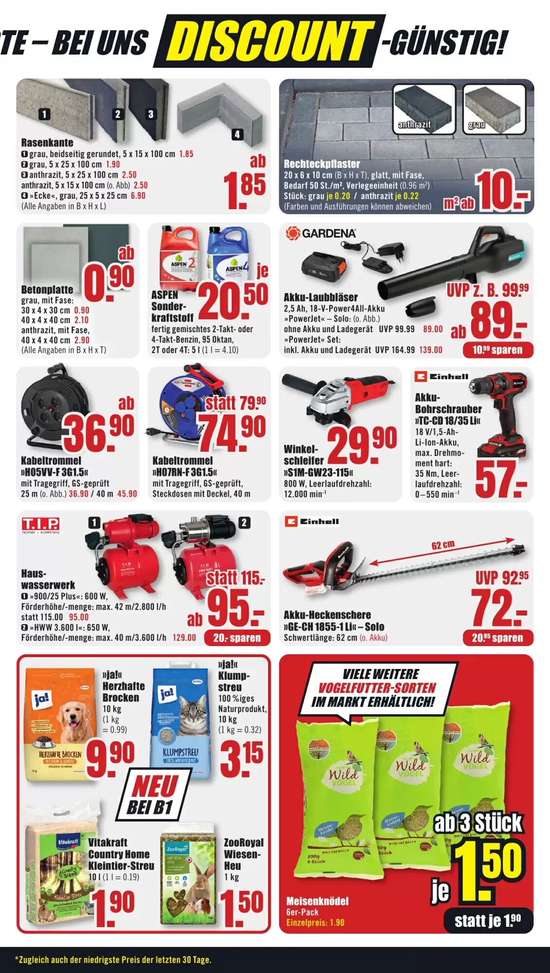 B1 Discount Baumarkt Prospekt (ab 19.09.2026) zum Blättern - Seite 7