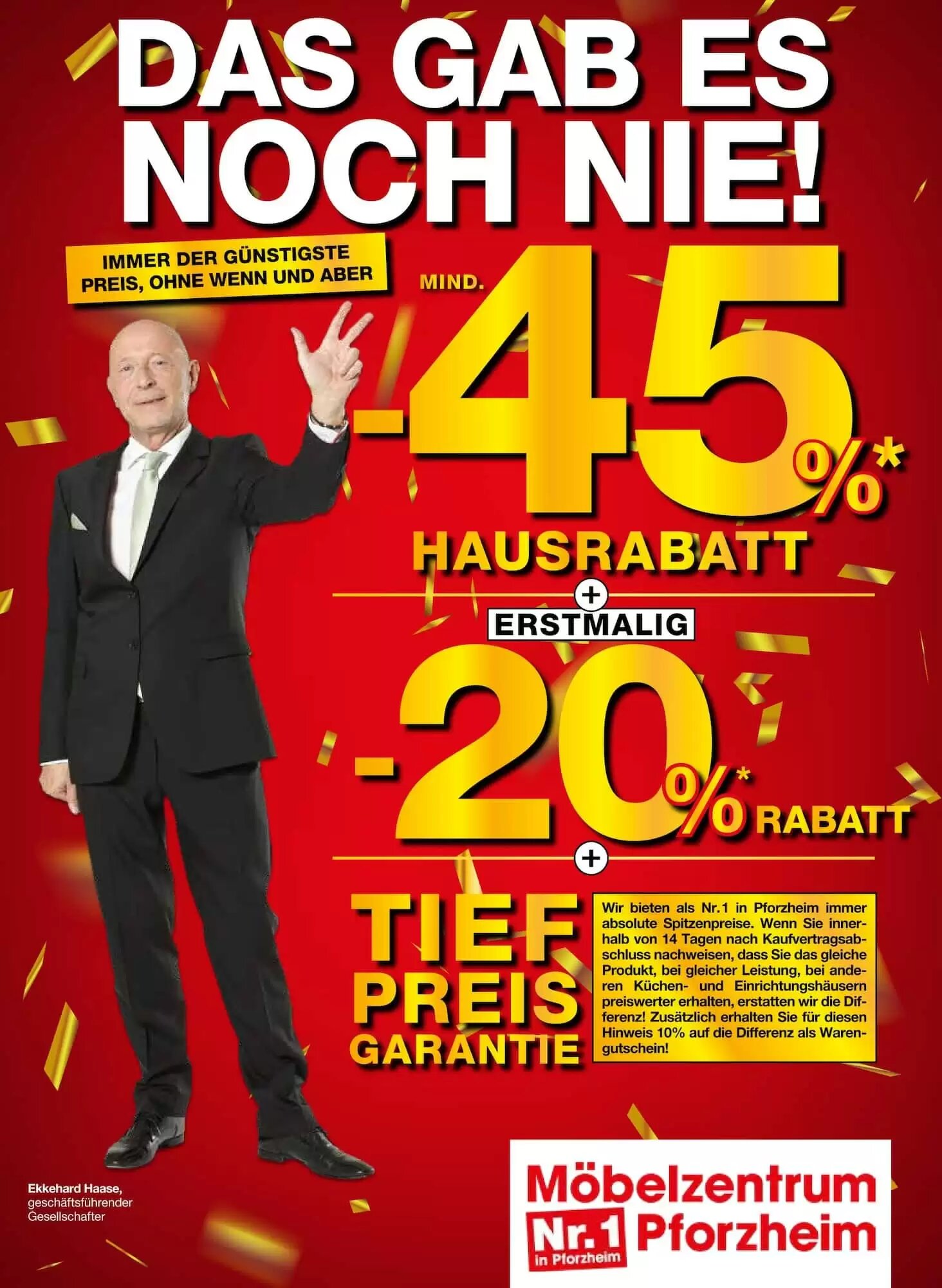 Möbelzentrum Pforzheim Prospekt (ab 19.09.2026) zum Blättern - Seite 1