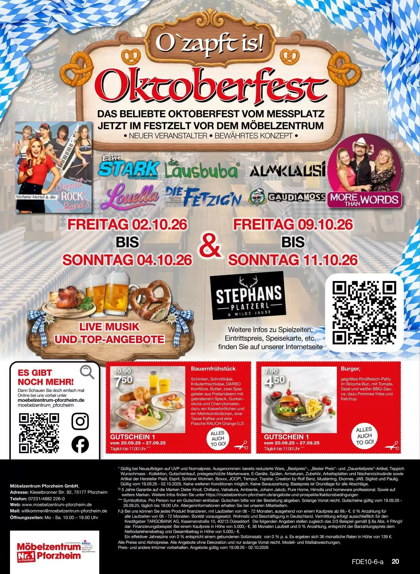 Möbelzentrum Pforzheim Prospekt (ab 19.09.2026) zum Blättern - Seite 20