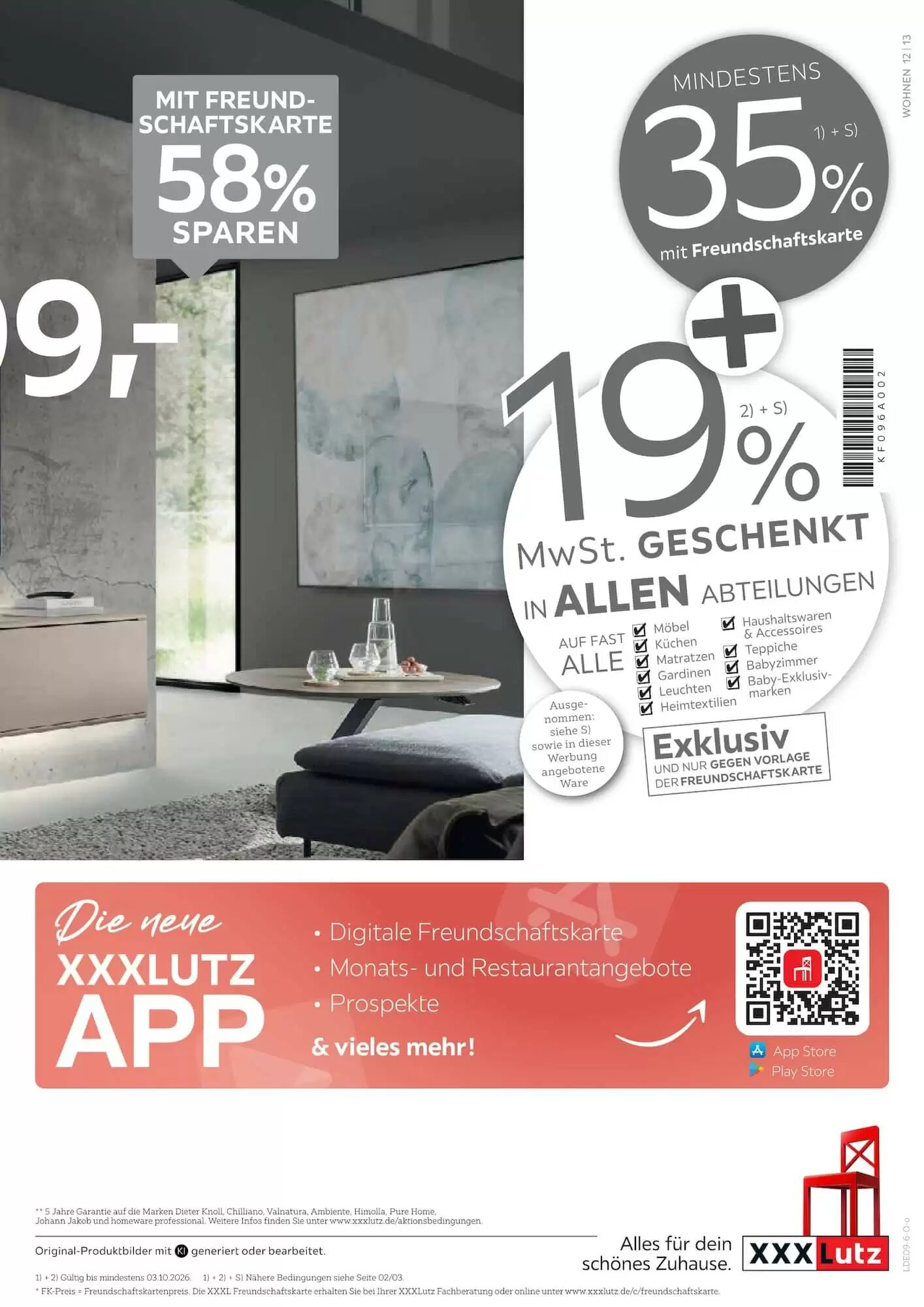 XXXLutz Prospekt (ab 19.09.2026) zum Blättern - Seite 13