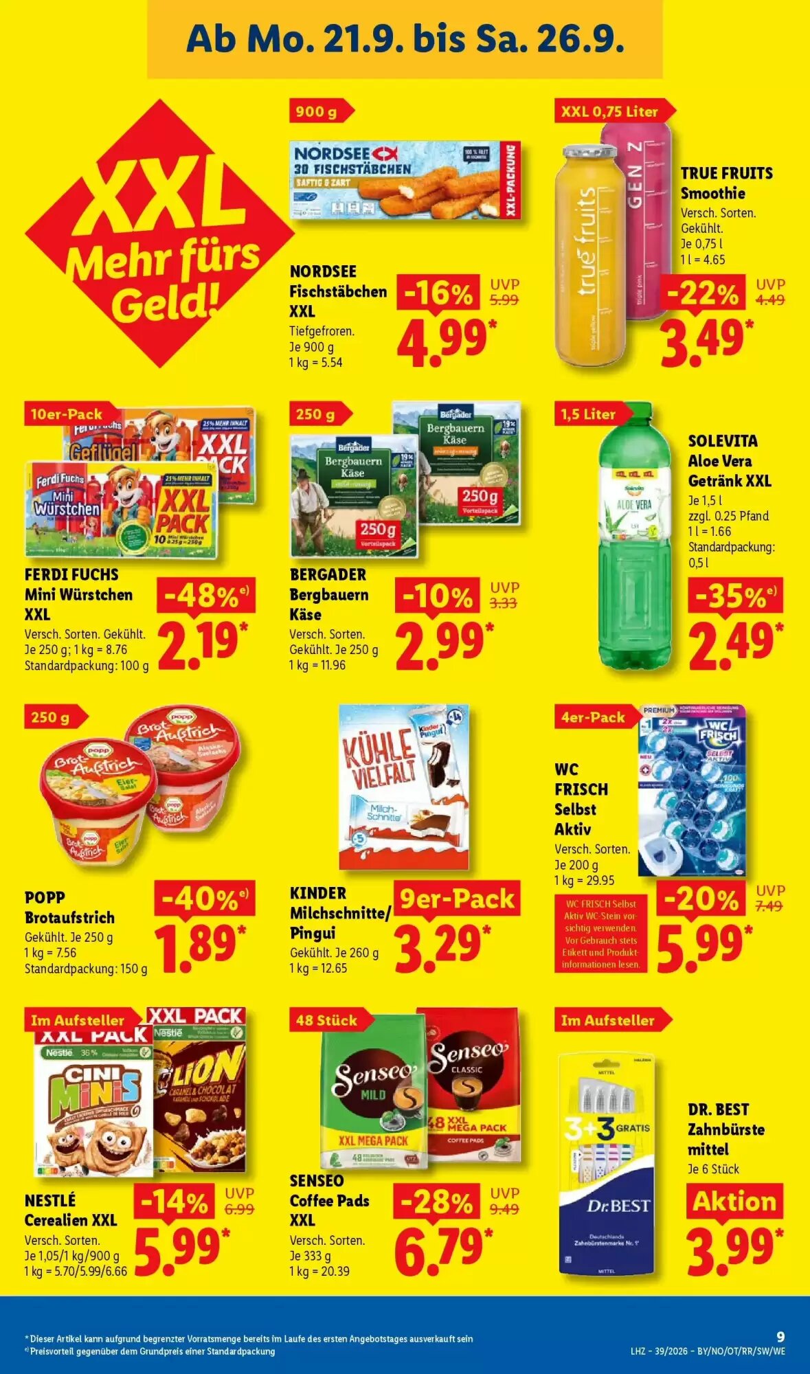 Lidl Prospekt (ab 20.09.2026) zum Blättern - Seite 15