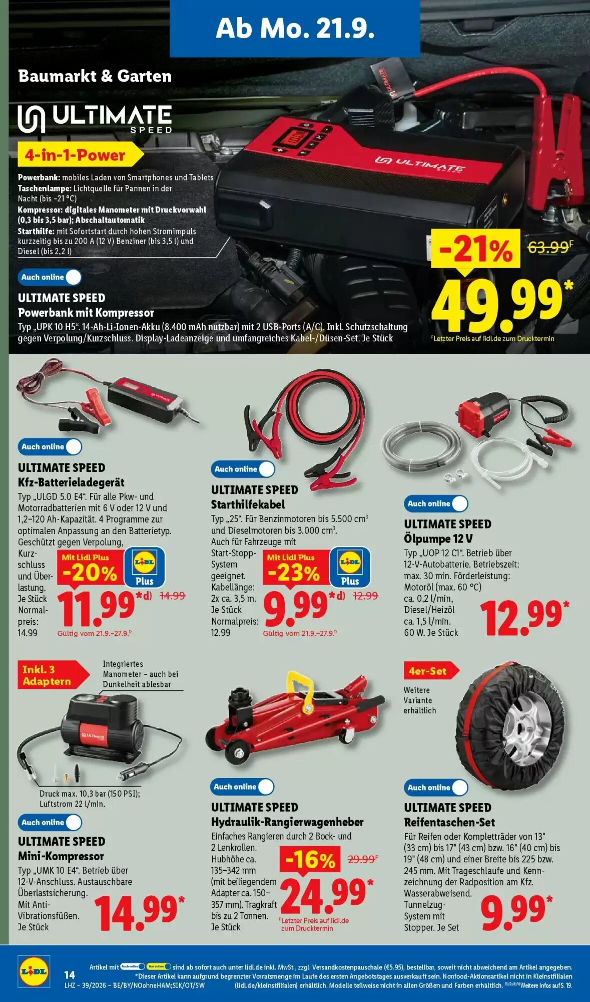 Lidl Prospekt (ab 20.09.2026) zum Blättern - Seite 26