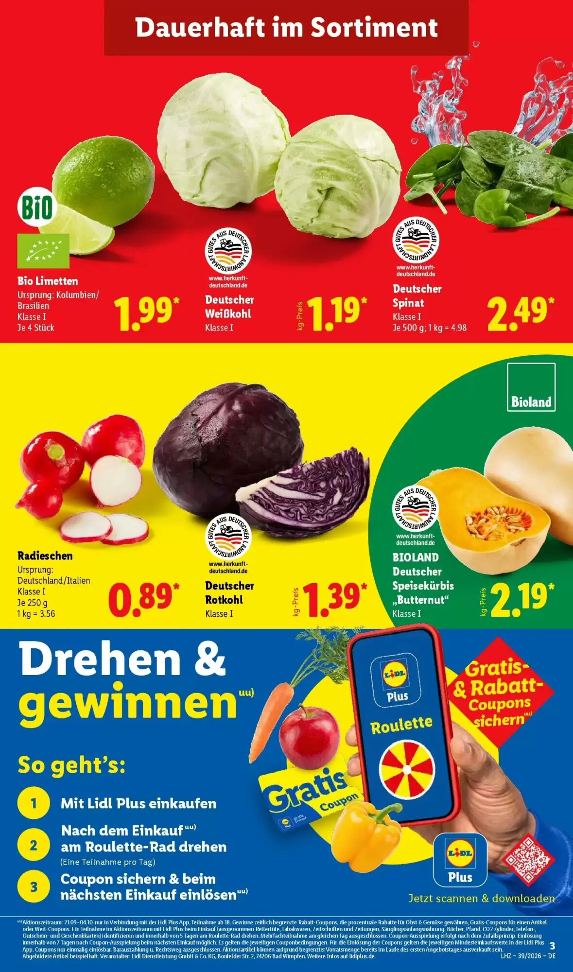 Lidl Prospekt (ab 20.09.2026) zum Blättern - Seite 3