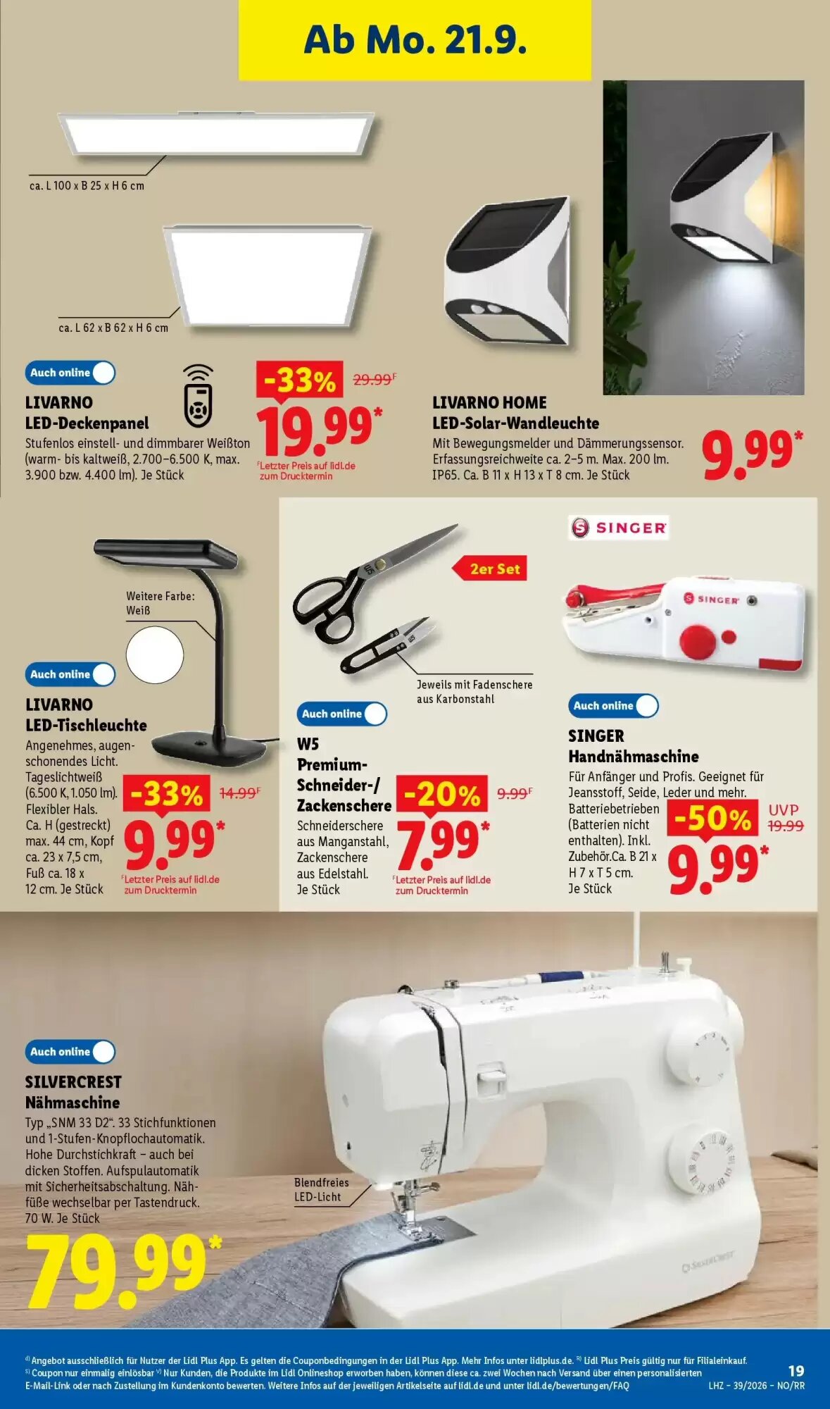 Lidl Prospekt (ab 20.09.2026) zum Blättern - Seite 33