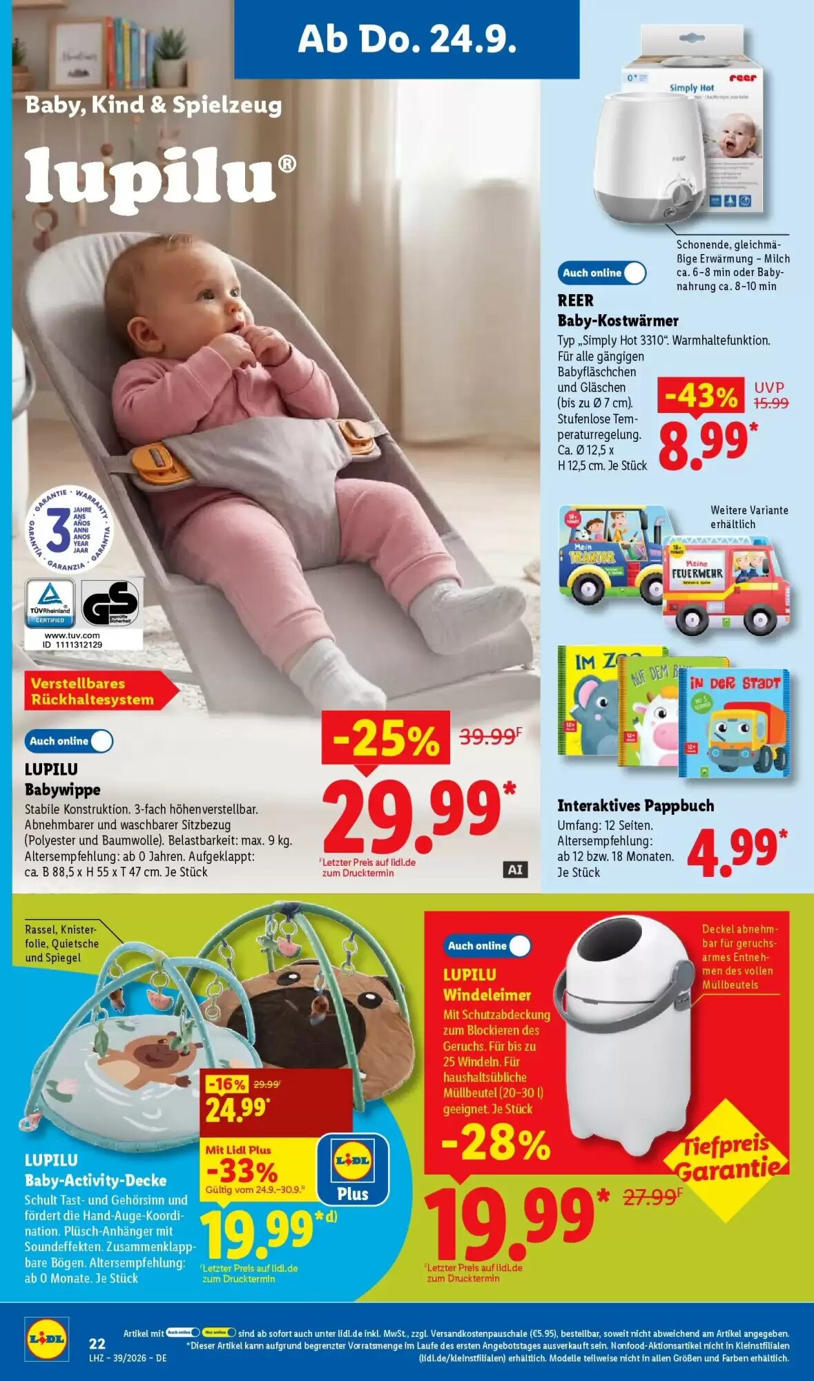 Lidl Prospekt (ab 20.09.2026) zum Blättern - Seite 36