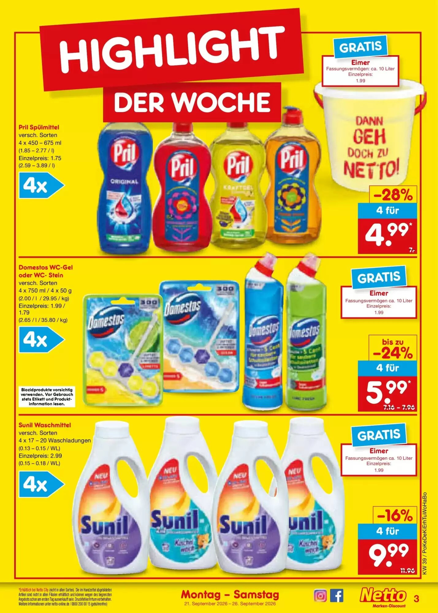 Netto Marken-Discount Prospekt (ab 20.09.2026) zum Blättern - Seite 3