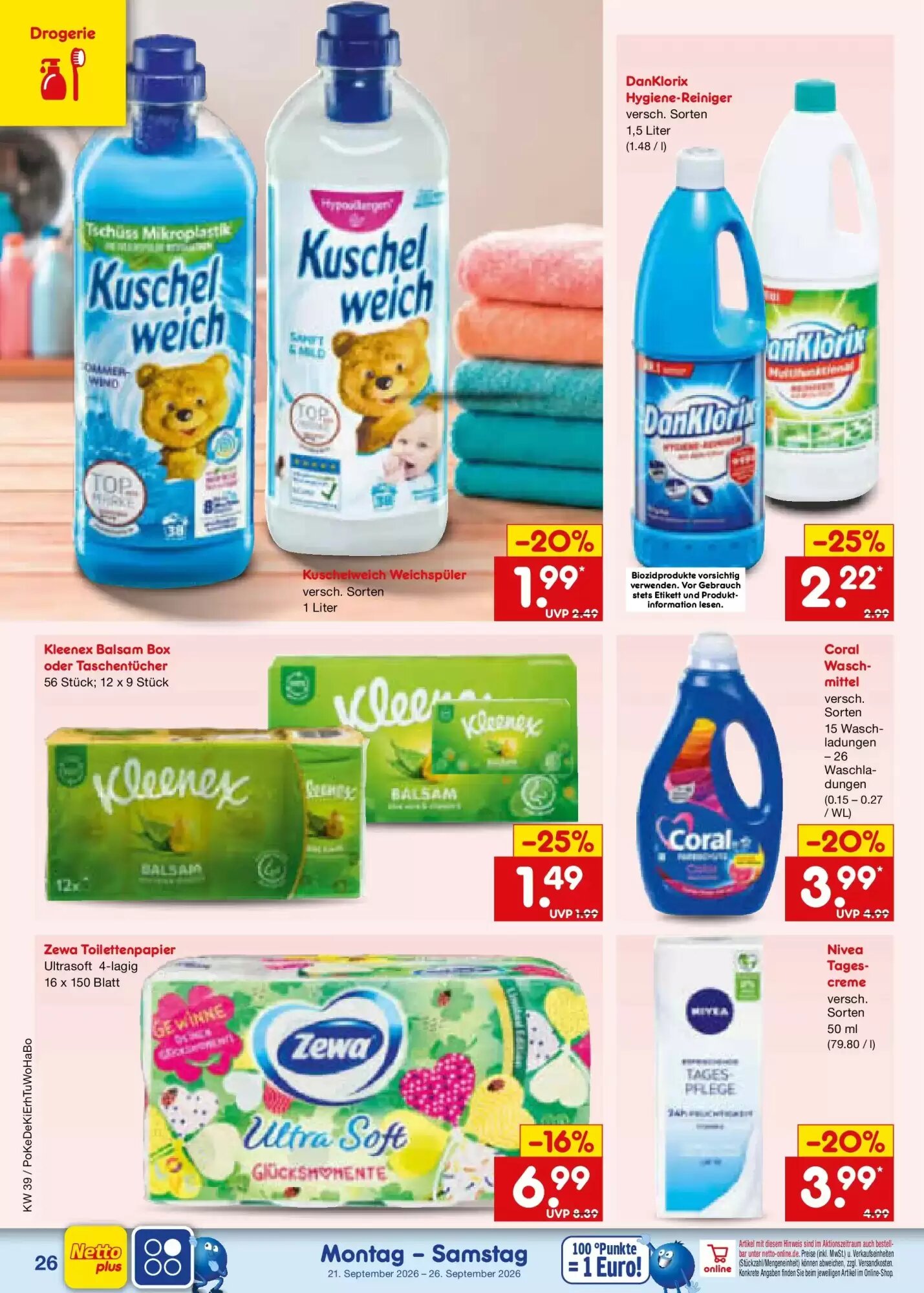 Netto Marken-Discount Prospekt (ab 20.09.2026) zum Blättern - Seite 38