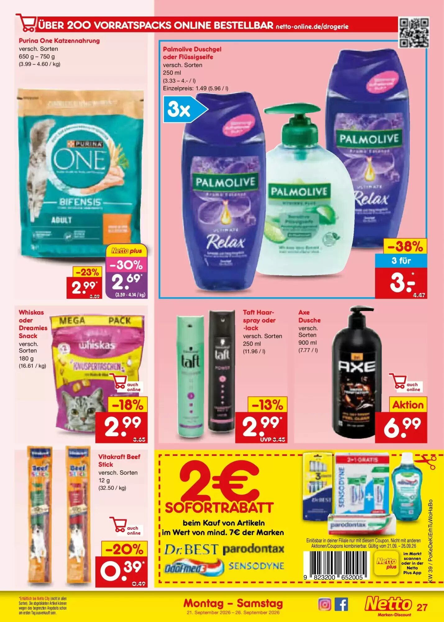 Netto Marken-Discount Prospekt (ab 20.09.2026) zum Blättern - Seite 39