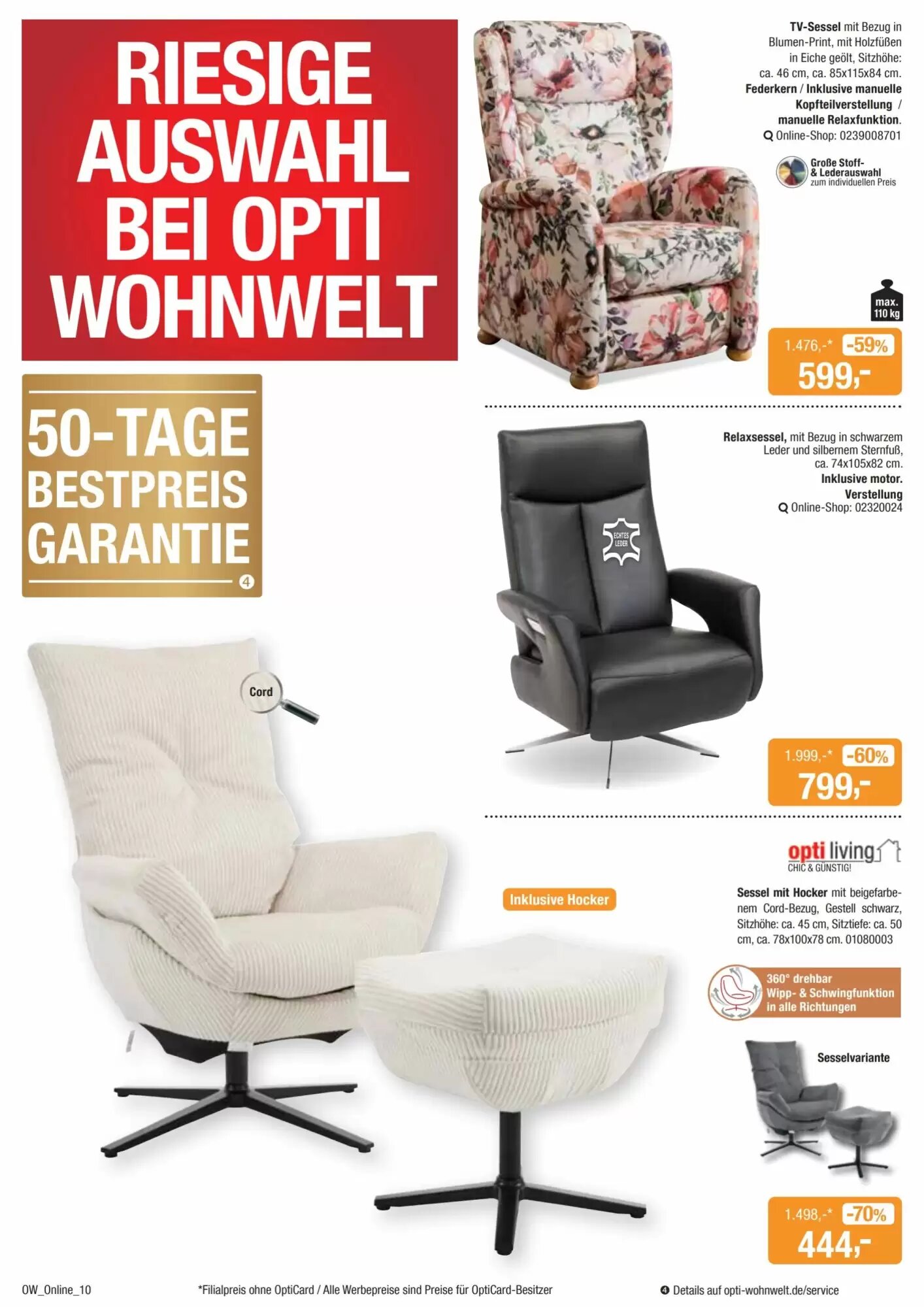 Opti Wohnwelt Prospekt (ab 20.09.2026) zum Blättern - Seite 10