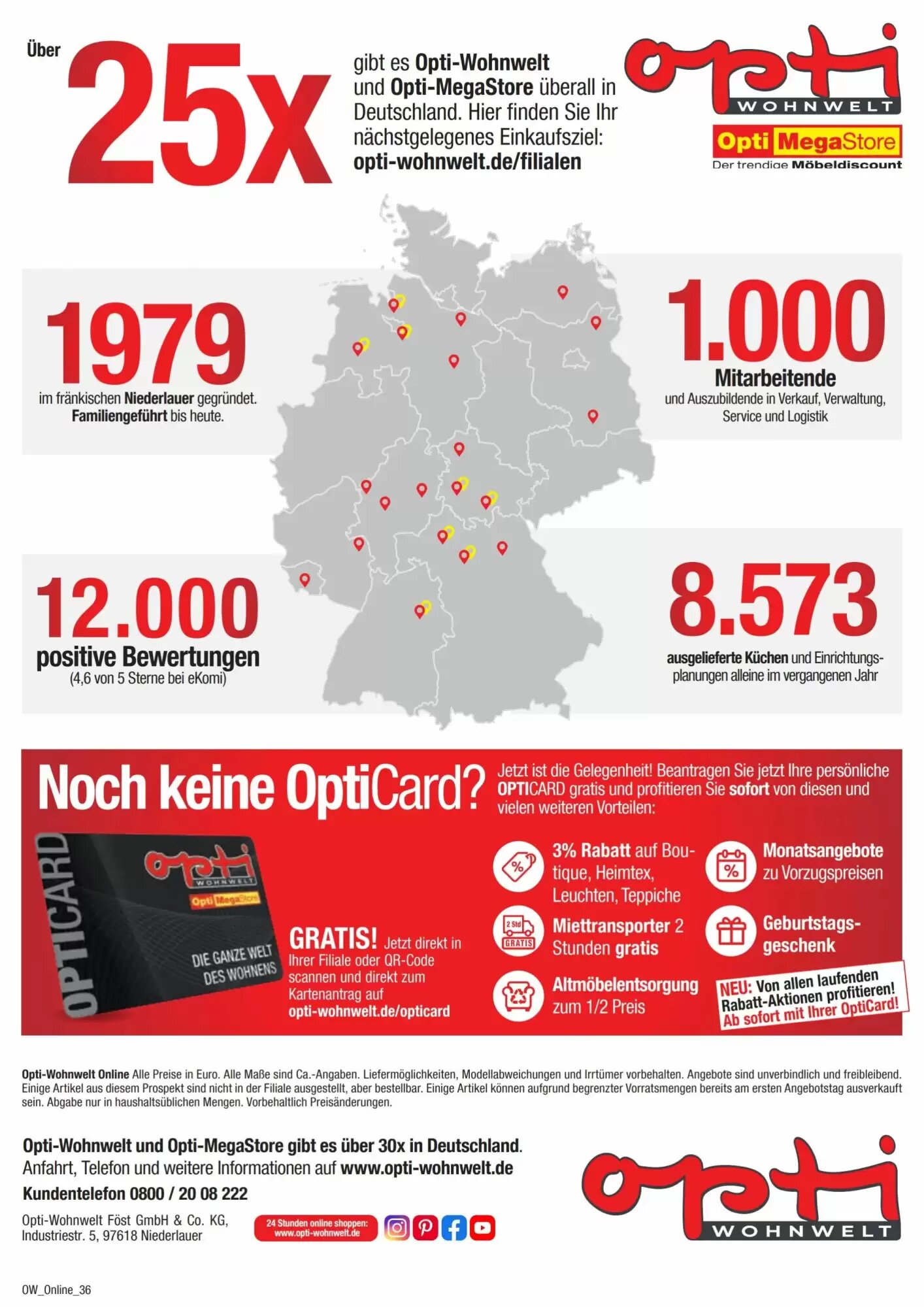 Opti Wohnwelt Prospekt (ab 20.09.2026) zum Blättern - Seite 36