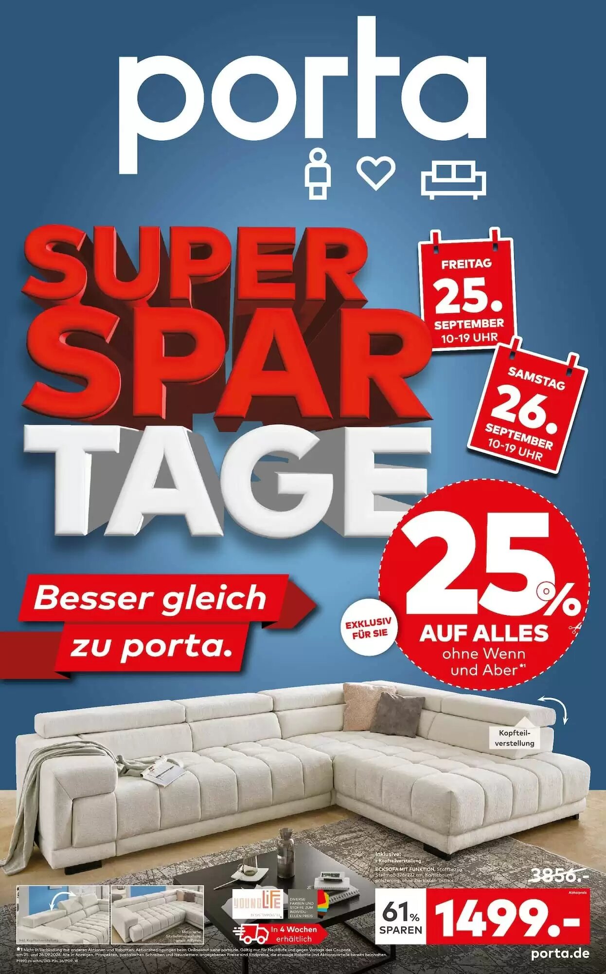 porta Prospekt (ab 20.09.2026) zum Blättern - Seite 1
