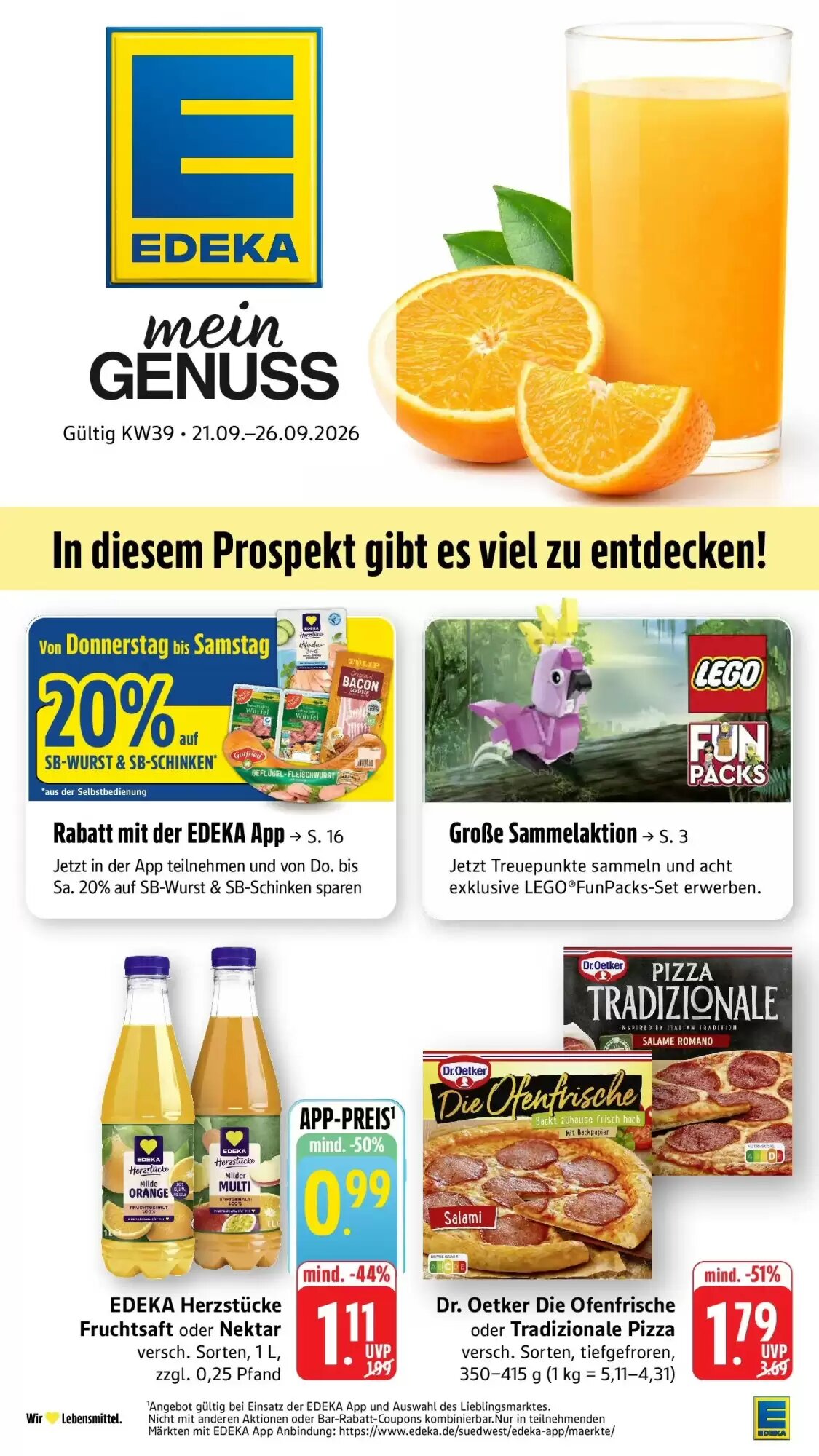 E-Center Prospekt (ab 20.09.2026) zum Blättern - Seite 1