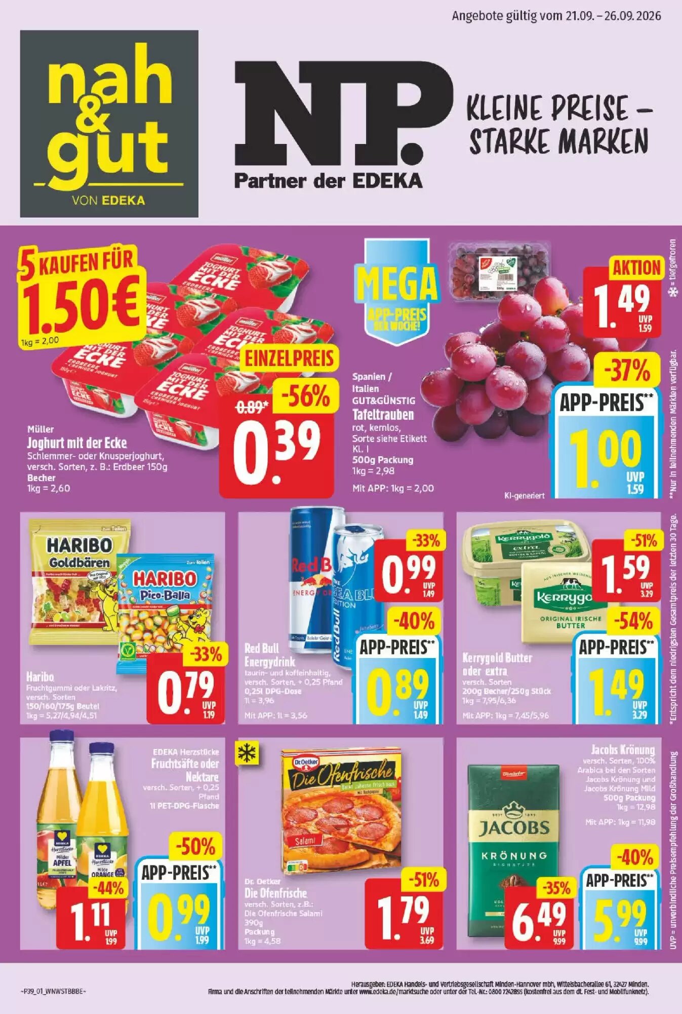 NP Discount Prospekt (ab 20.09.2026) zum Blättern - Seite 1
