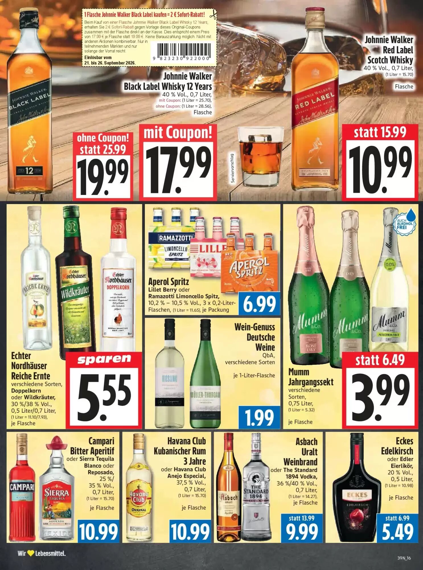 EDEKA Hahner Prospekt (ab 20.09.2026) zum Blättern - Seite 18