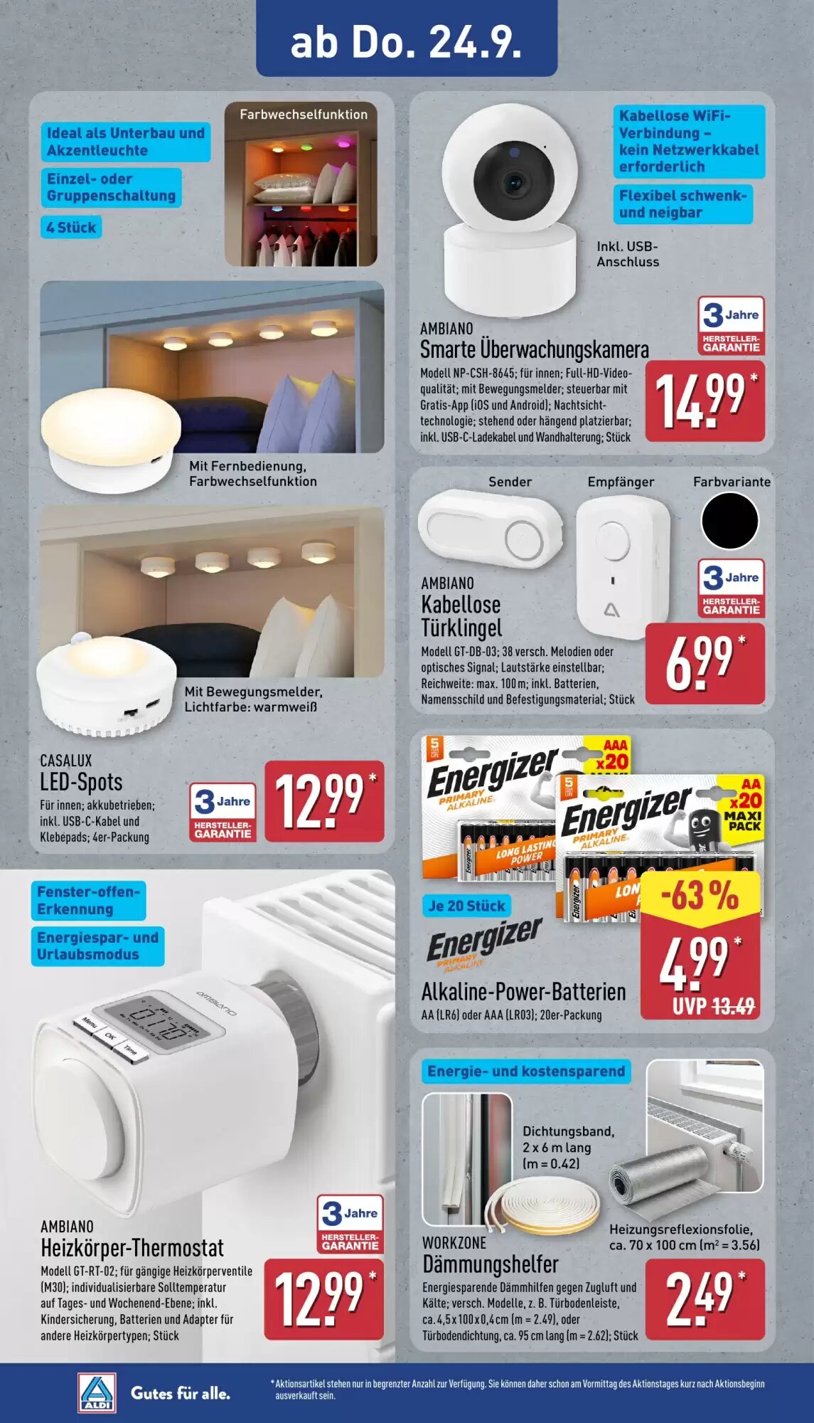 Aldi Nord Prospekt (ab 21.09.2026) zum Blättern - Seite 24