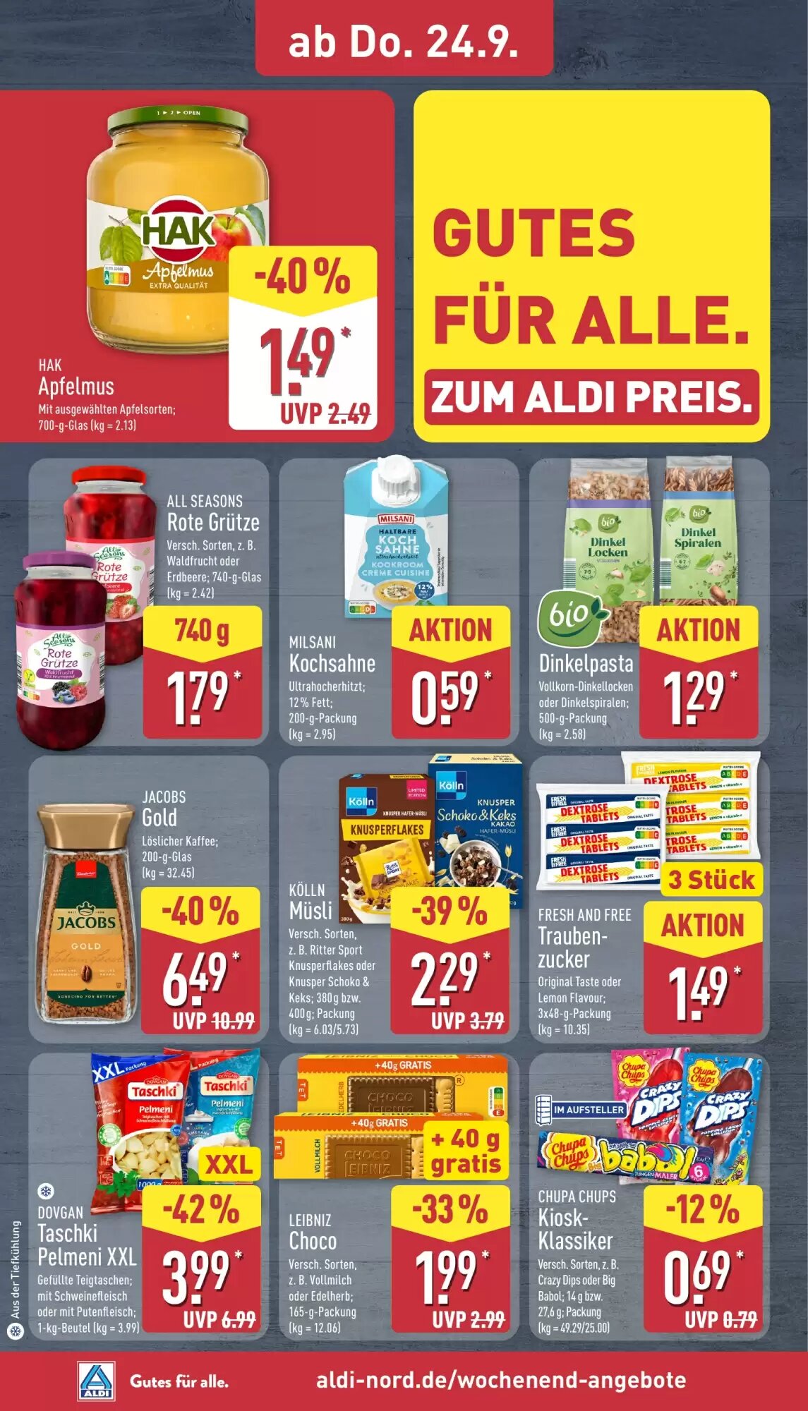 Aldi Nord Prospekt (ab 21.09.2026) zum Blättern - Seite 30