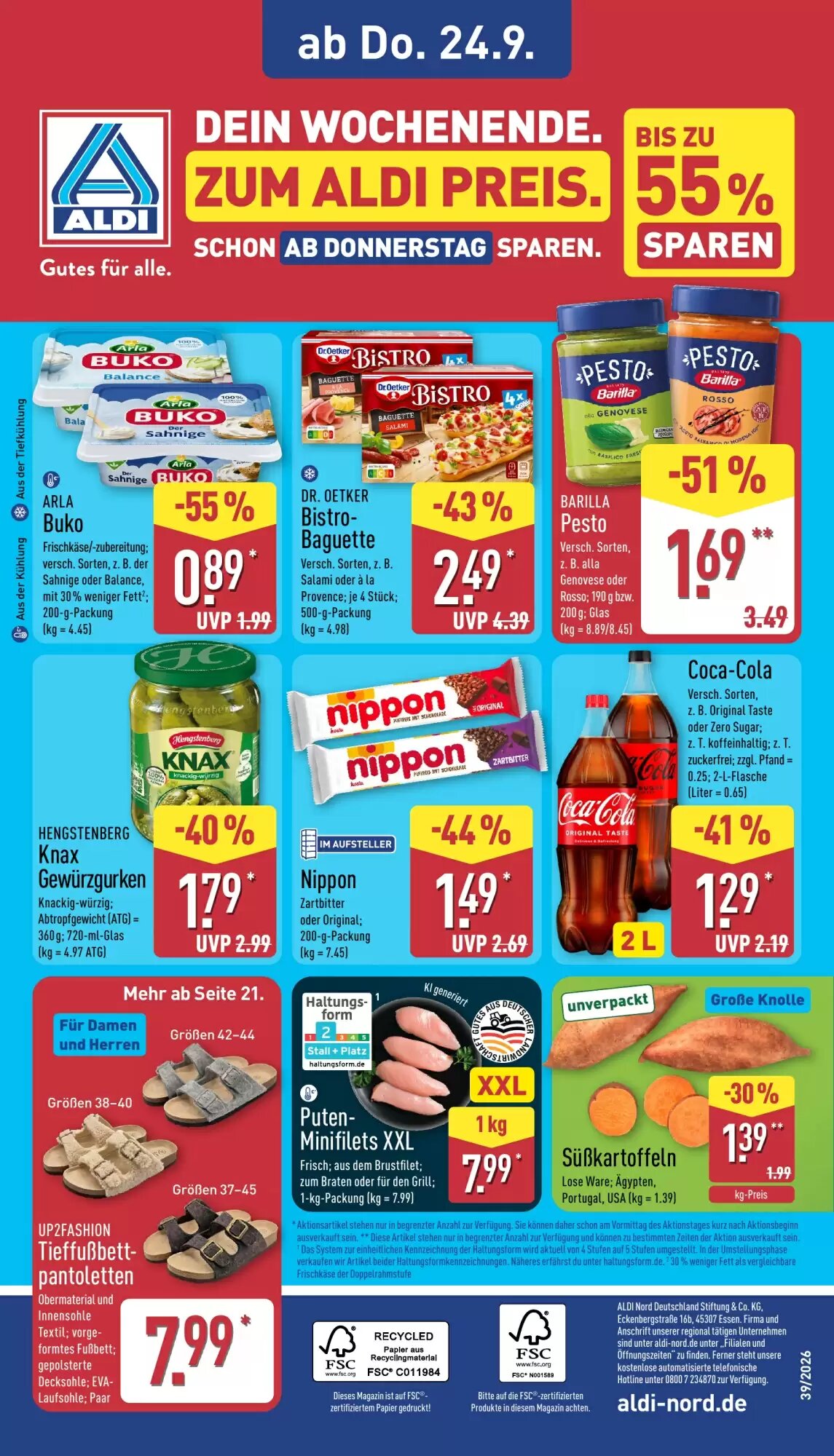 Aldi Nord Prospekt (ab 21.09.2026) zum Blättern - Seite 32