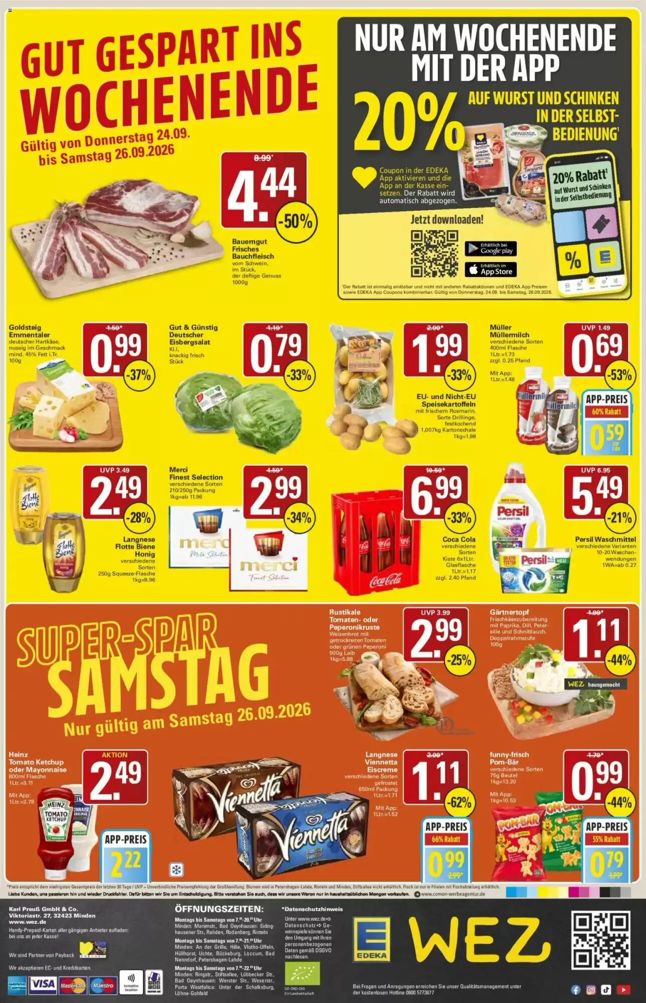 WEZ Prospekt (ab 21.09.2026) zum Blättern - Seite 16