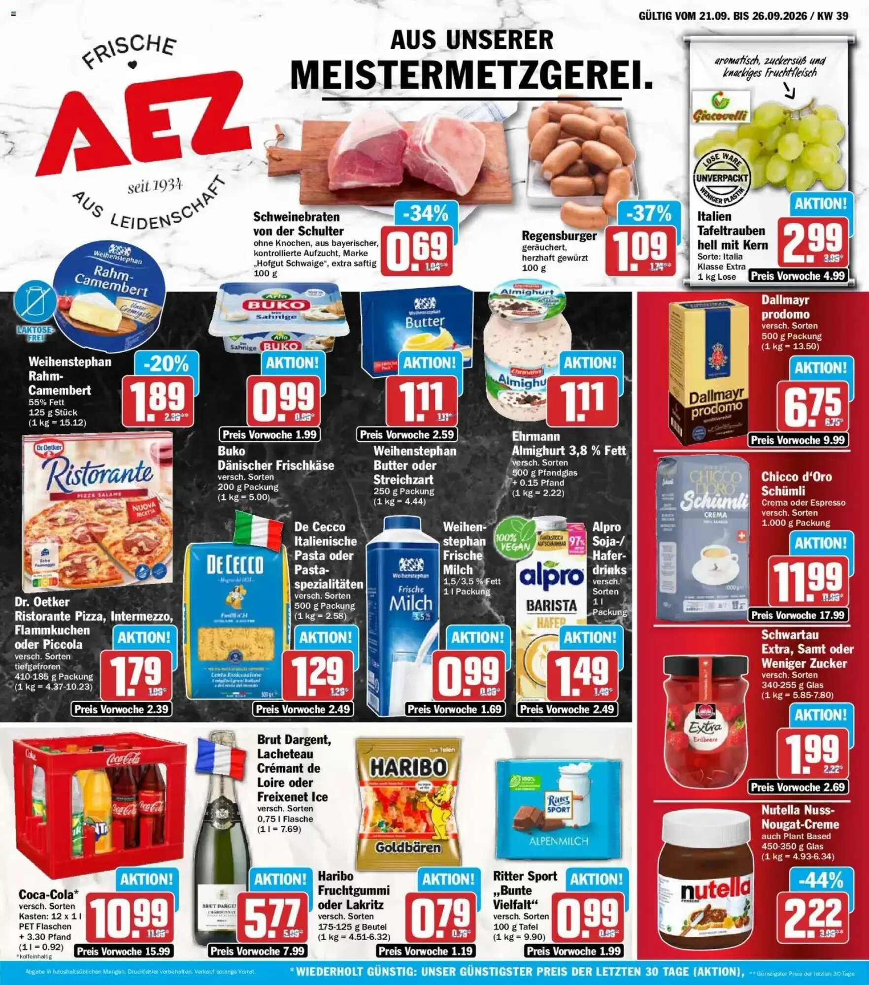 AEZ Prospekt (ab 21.09.2026) zum Blättern - Seite 1