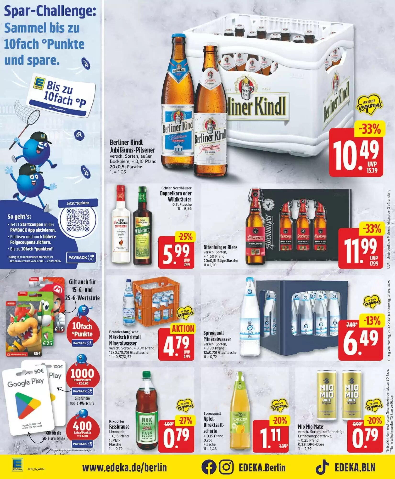 Edeka Prospekt (ab 21.09.2026) zum Blättern - Seite 16