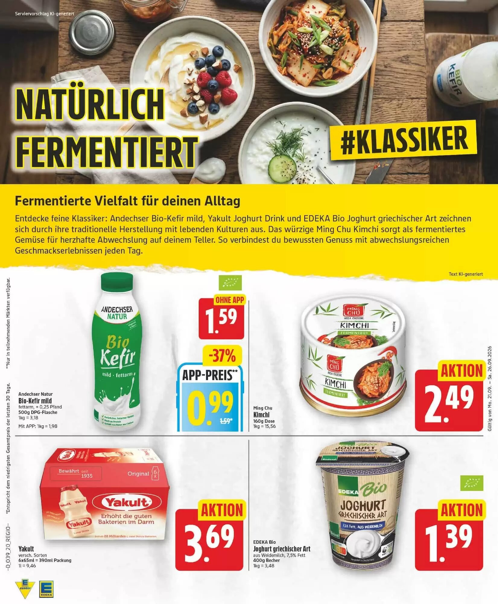 Edeka Prospekt (ab 21.09.2026) zum Blättern - Seite 20