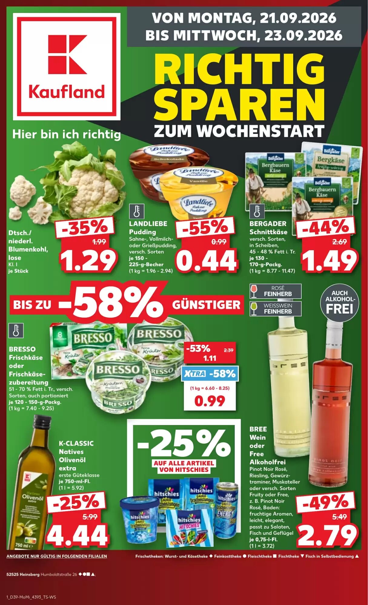 Kaufland Prospekt (ab 21.09.2026) zum Blättern - Seite 1
