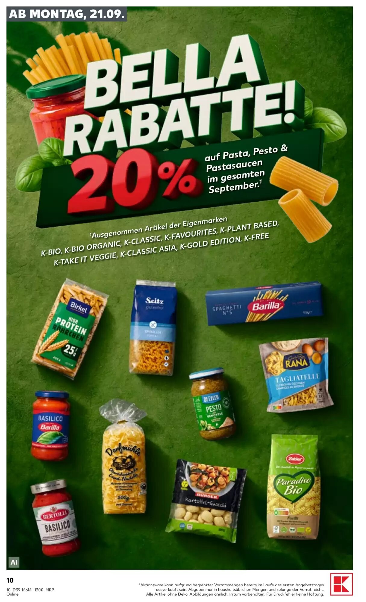 Kaufland Prospekt (ab 21.09.2026) zum Blättern - Seite 10