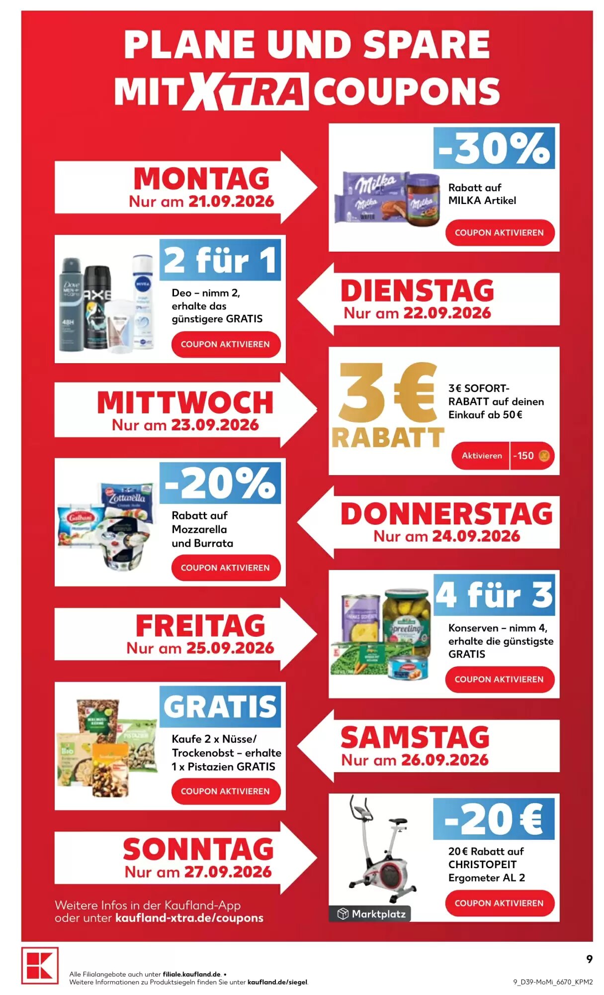 Kaufland Prospekt (ab 21.09.2026) zum Blättern - Seite 9