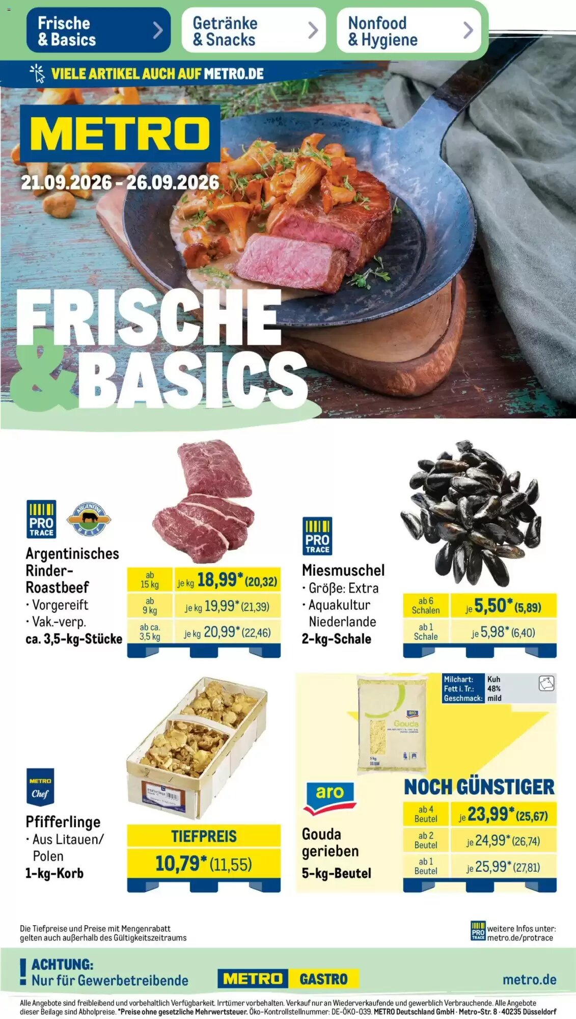 METRO Prospekt (ab 21.09.2026) zum Blättern - Seite 1