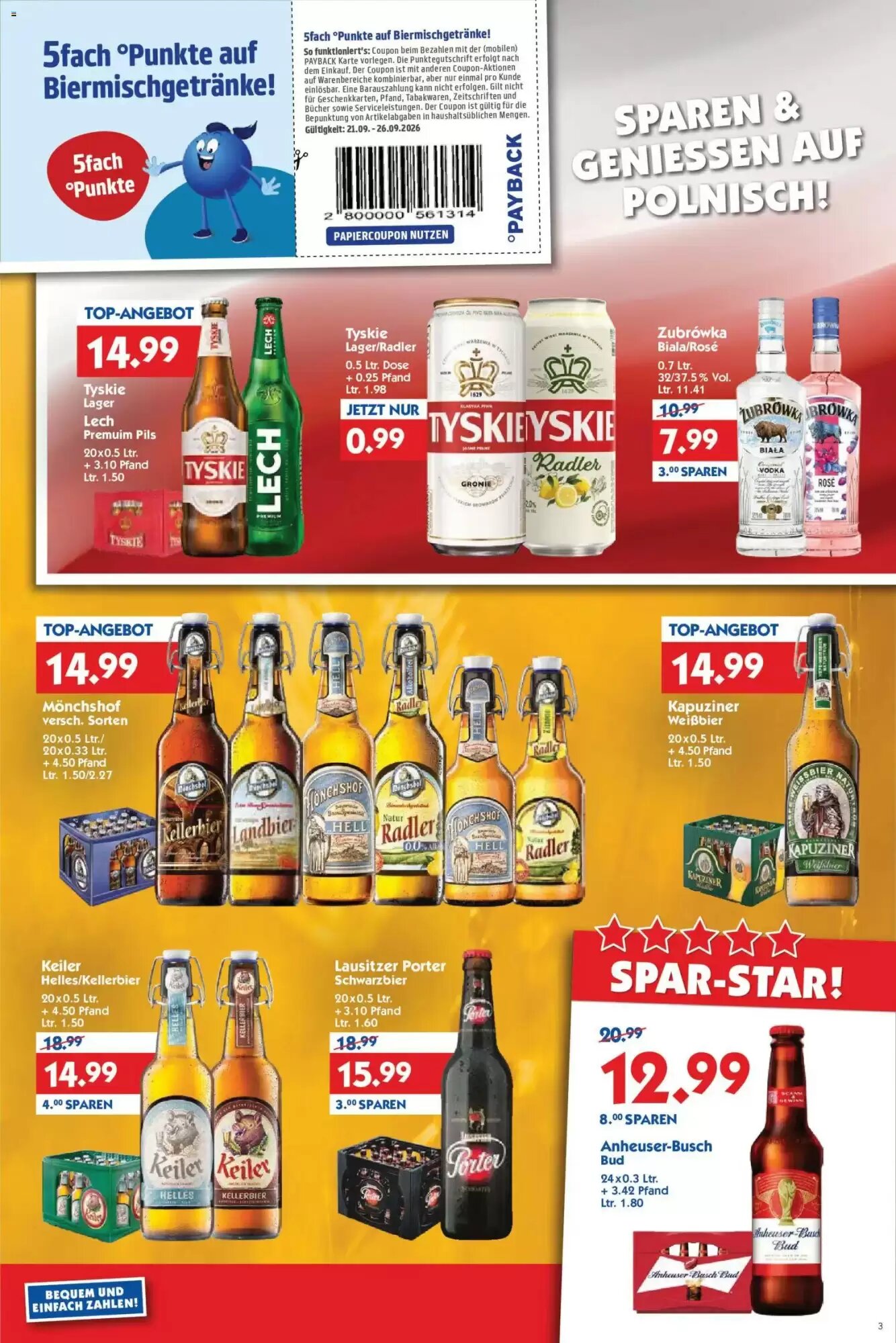 Hol'ab Getränkemarkt Prospekt (ab 21.09.2026) zum Blättern - Seite 3