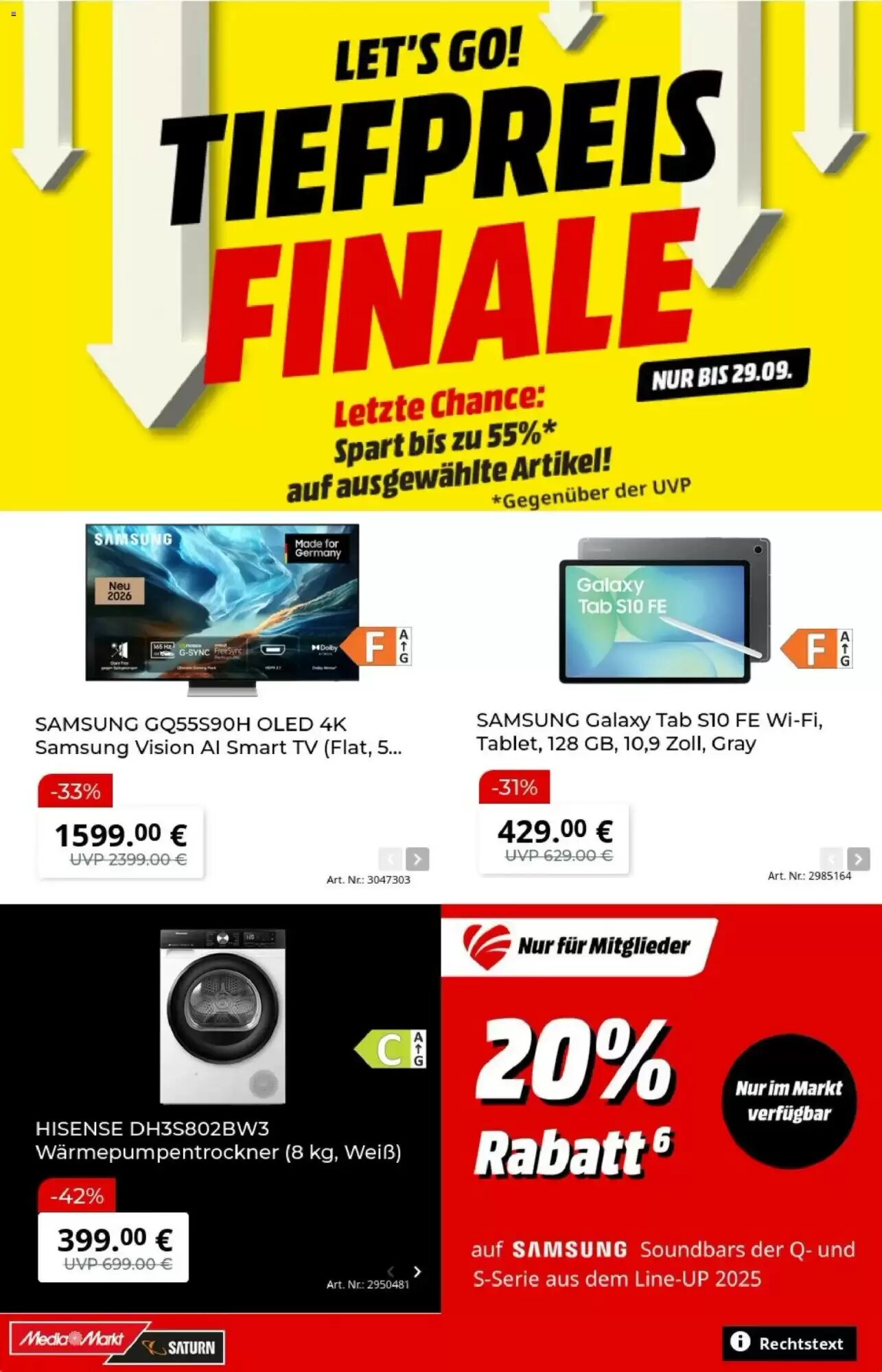 MediaMarkt Prospekt (ab 21.09.2026) zum Blättern - Seite 1