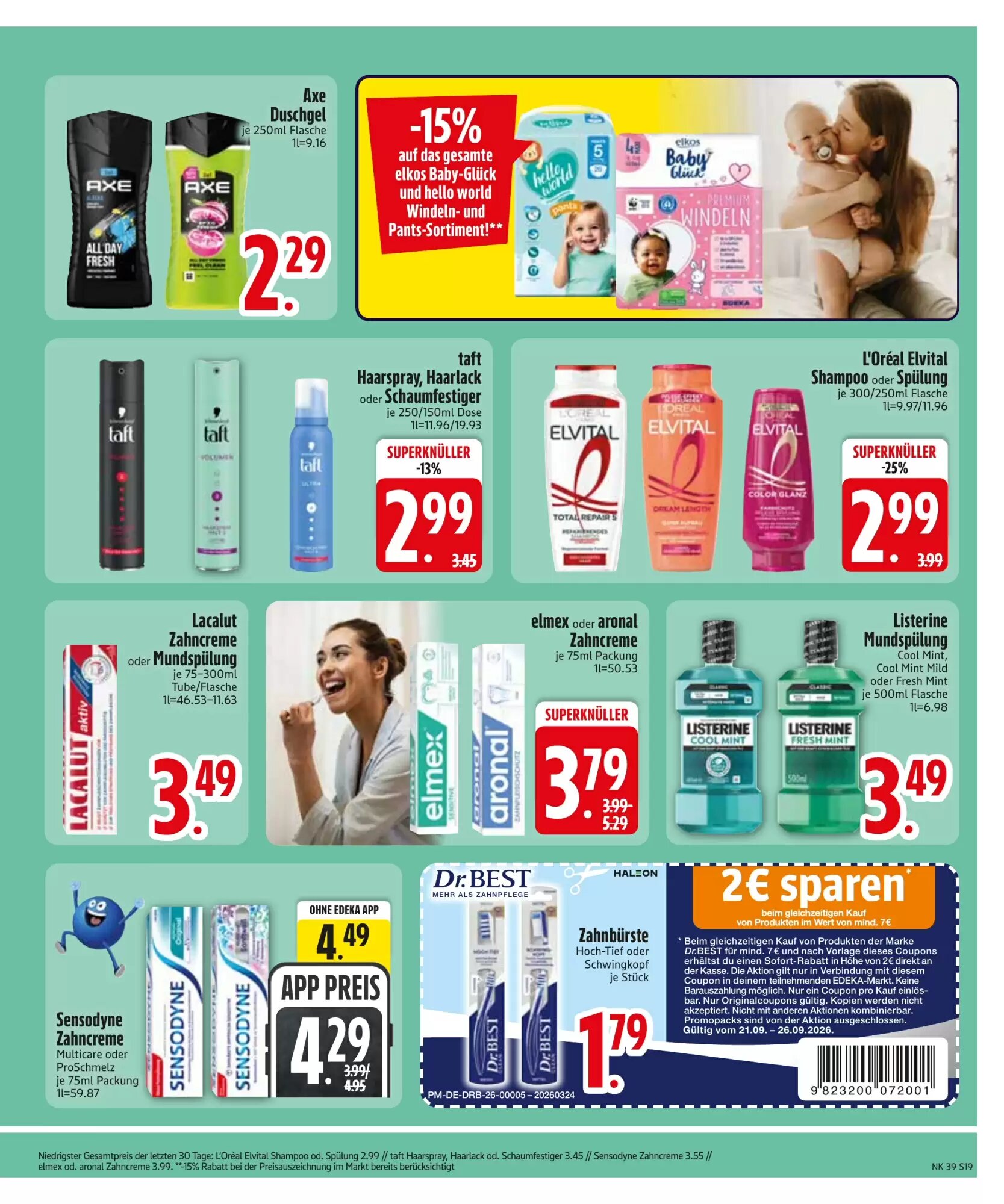 EDEKA Berger Prospekt (ab 21.09.2026) zum Blättern - Seite 21