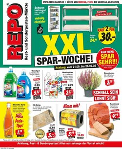 Repo Markt Prospekt (ab 21.09.2026) zum Blättern