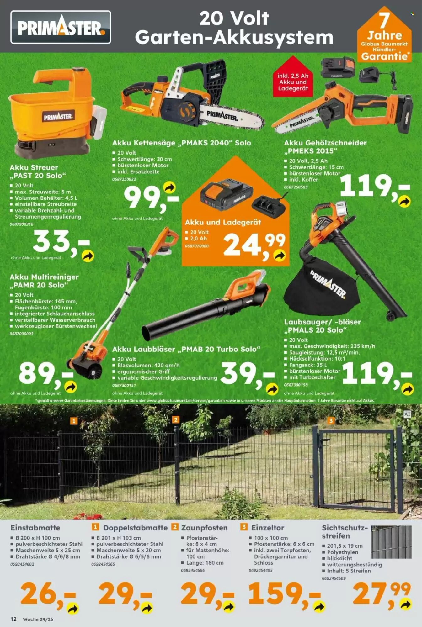 Globus Baumarkt Prospekt (ab 21.09.2026) zum Blättern - Seite 12