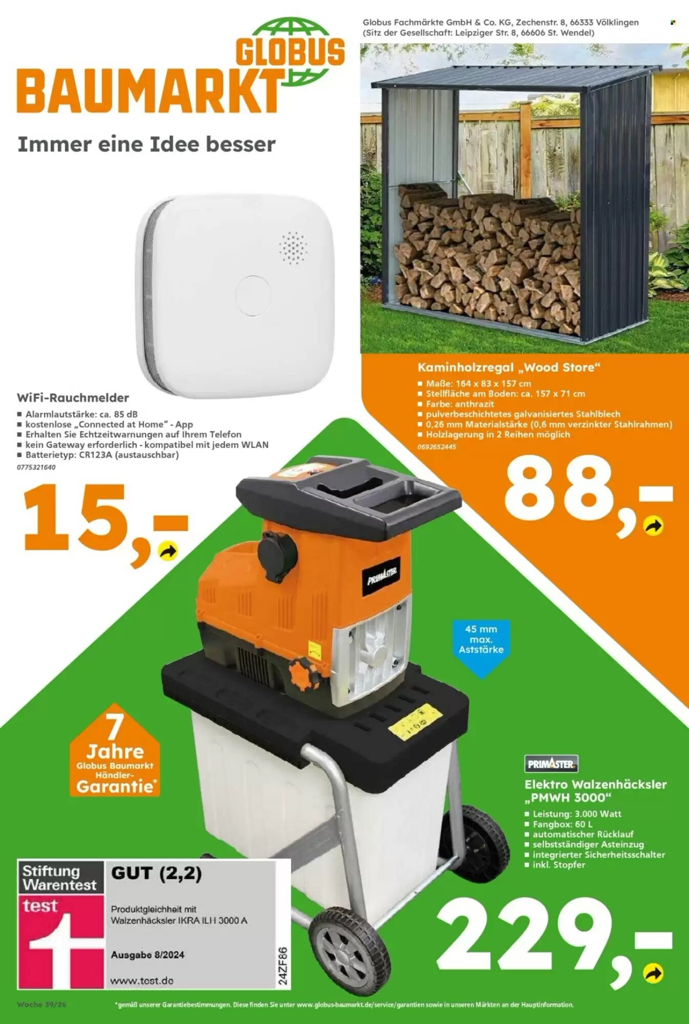 Globus Baumarkt Prospekt (ab 21.09.2026) zum Blättern - Seite 14