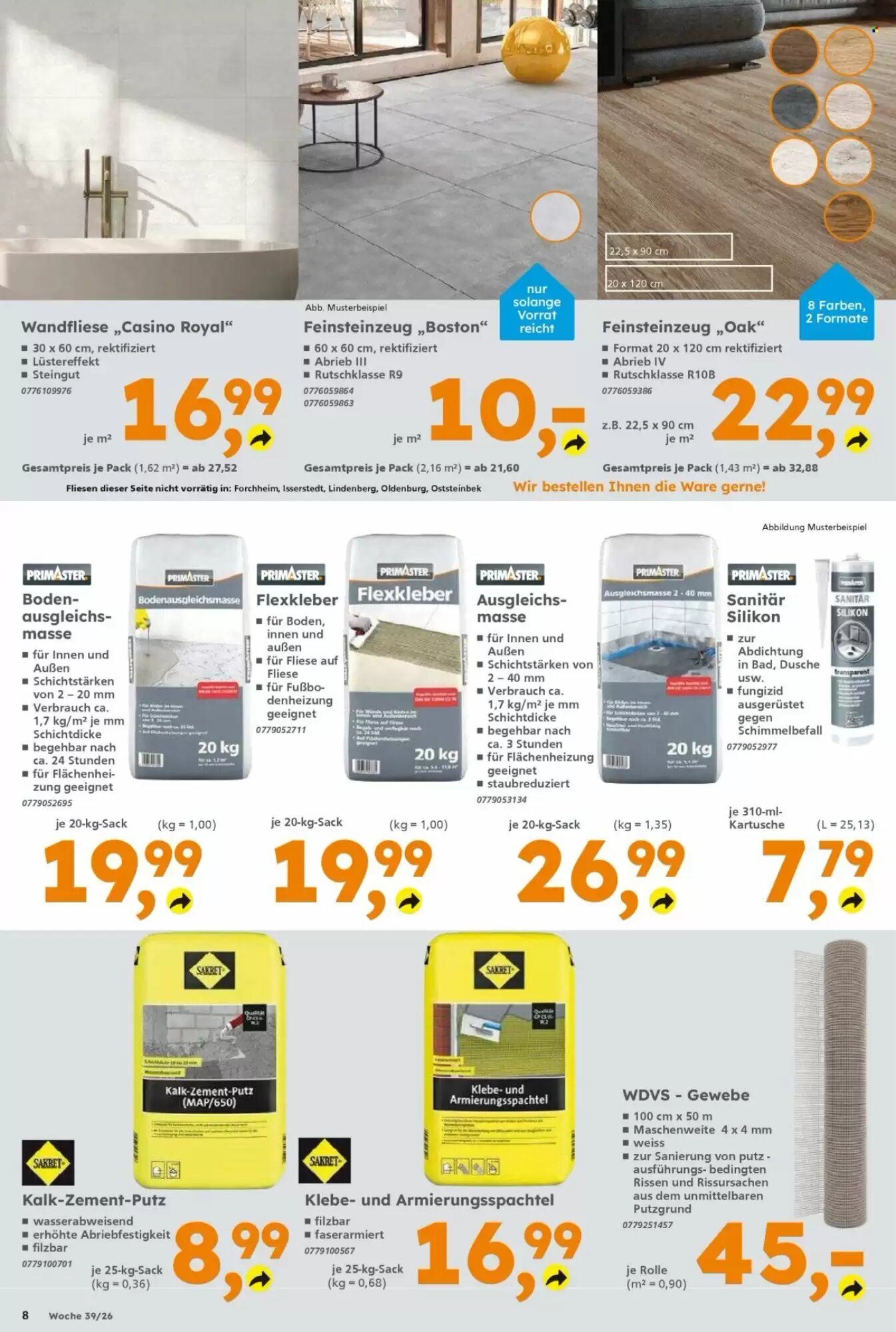 Globus Baumarkt Prospekt (ab 21.09.2026) zum Blättern - Seite 8