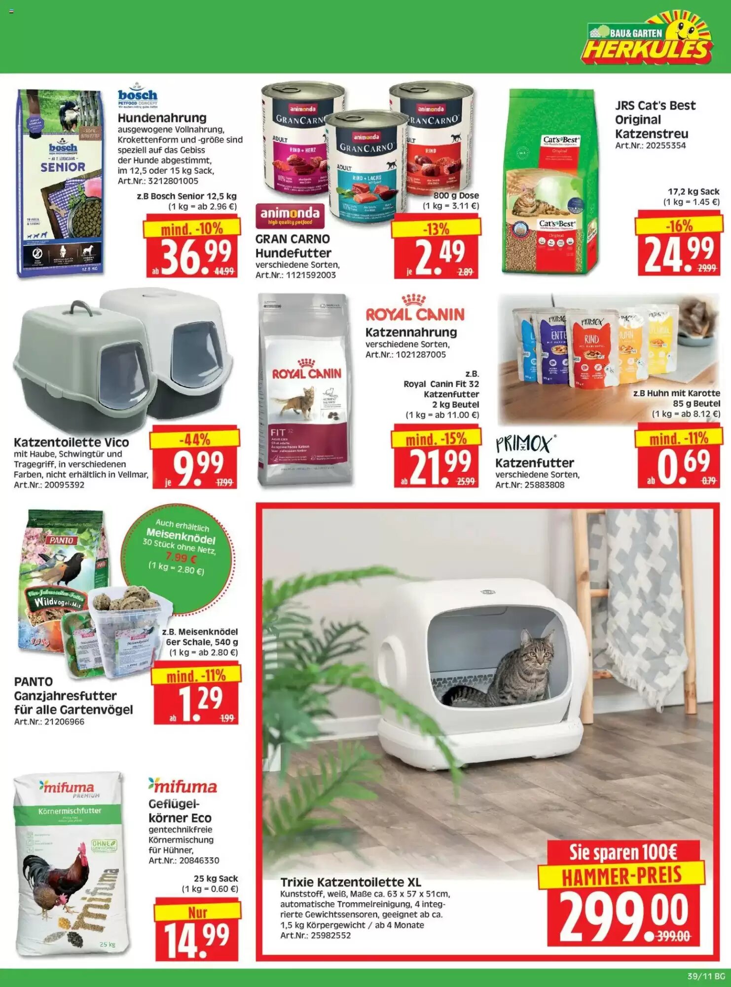 Herkules Baumarkt Prospekt (ab 21.09.2026) zum Blättern - Seite 11