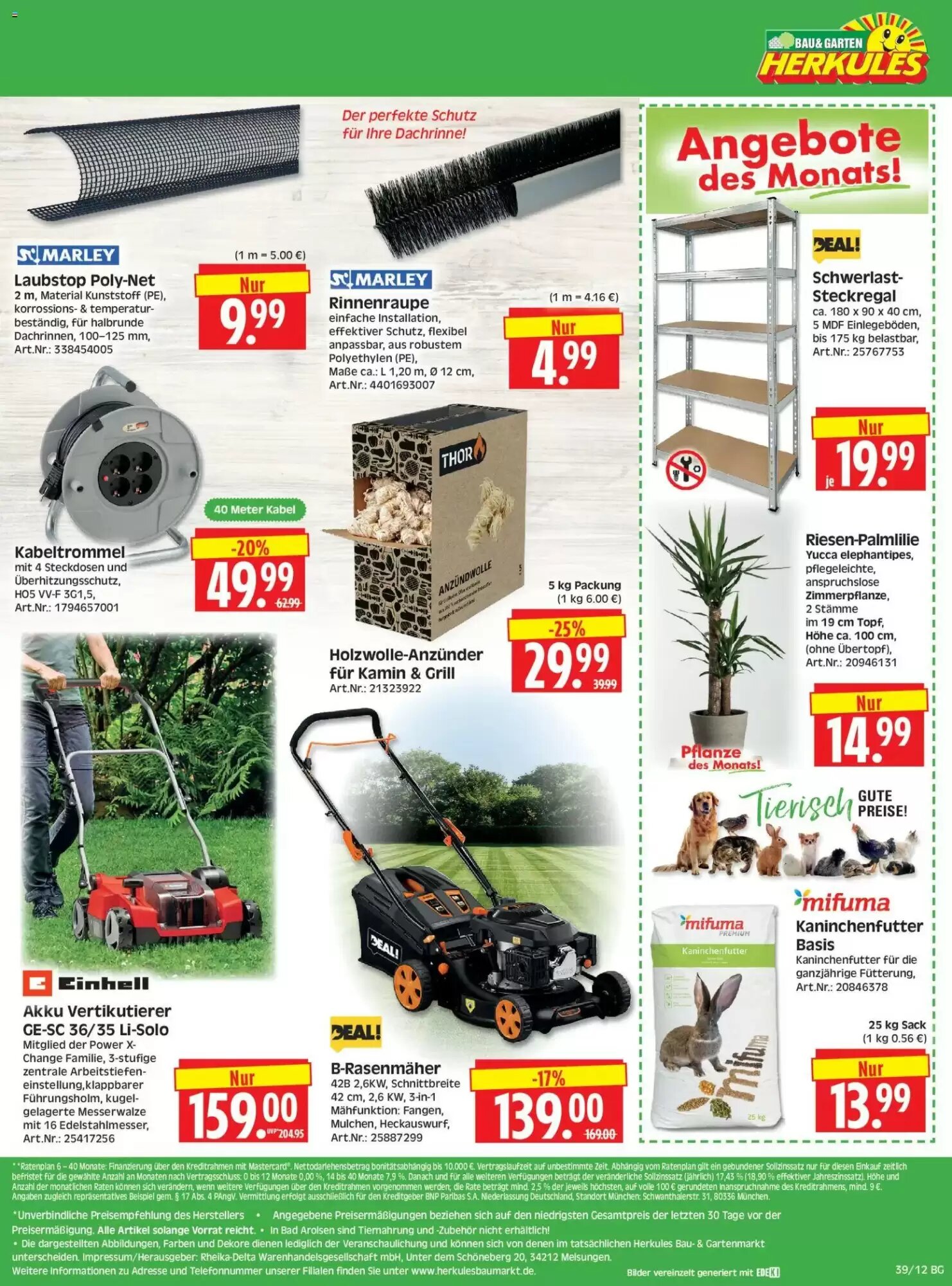Herkules Baumarkt Prospekt (ab 21.09.2026) zum Blättern - Seite 12