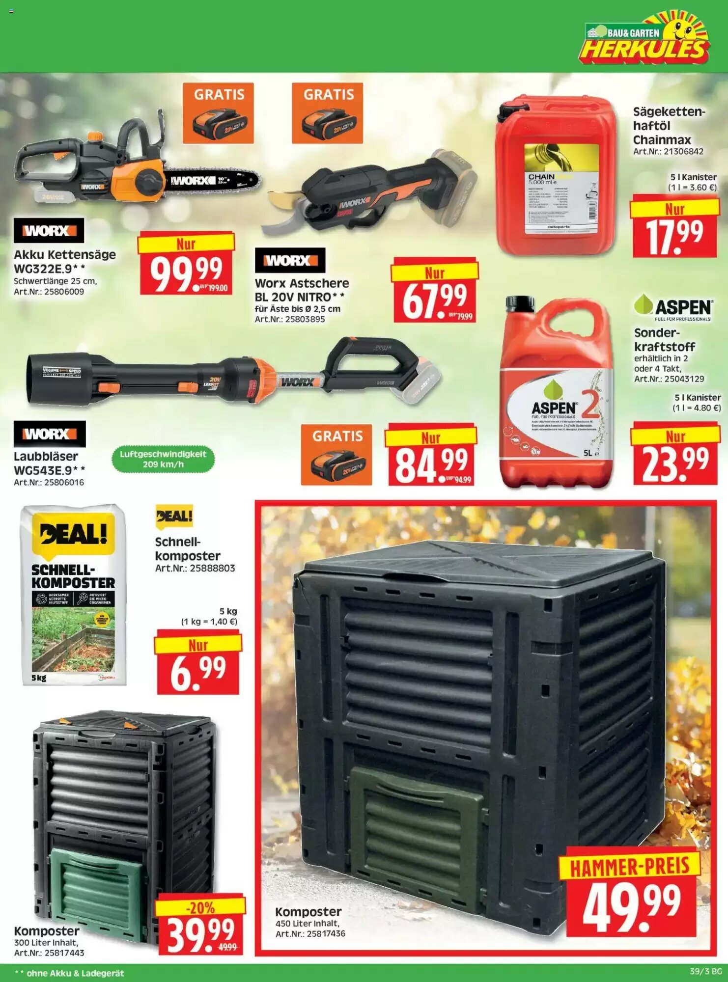 Herkules Baumarkt Prospekt (ab 21.09.2026) zum Blättern - Seite 3