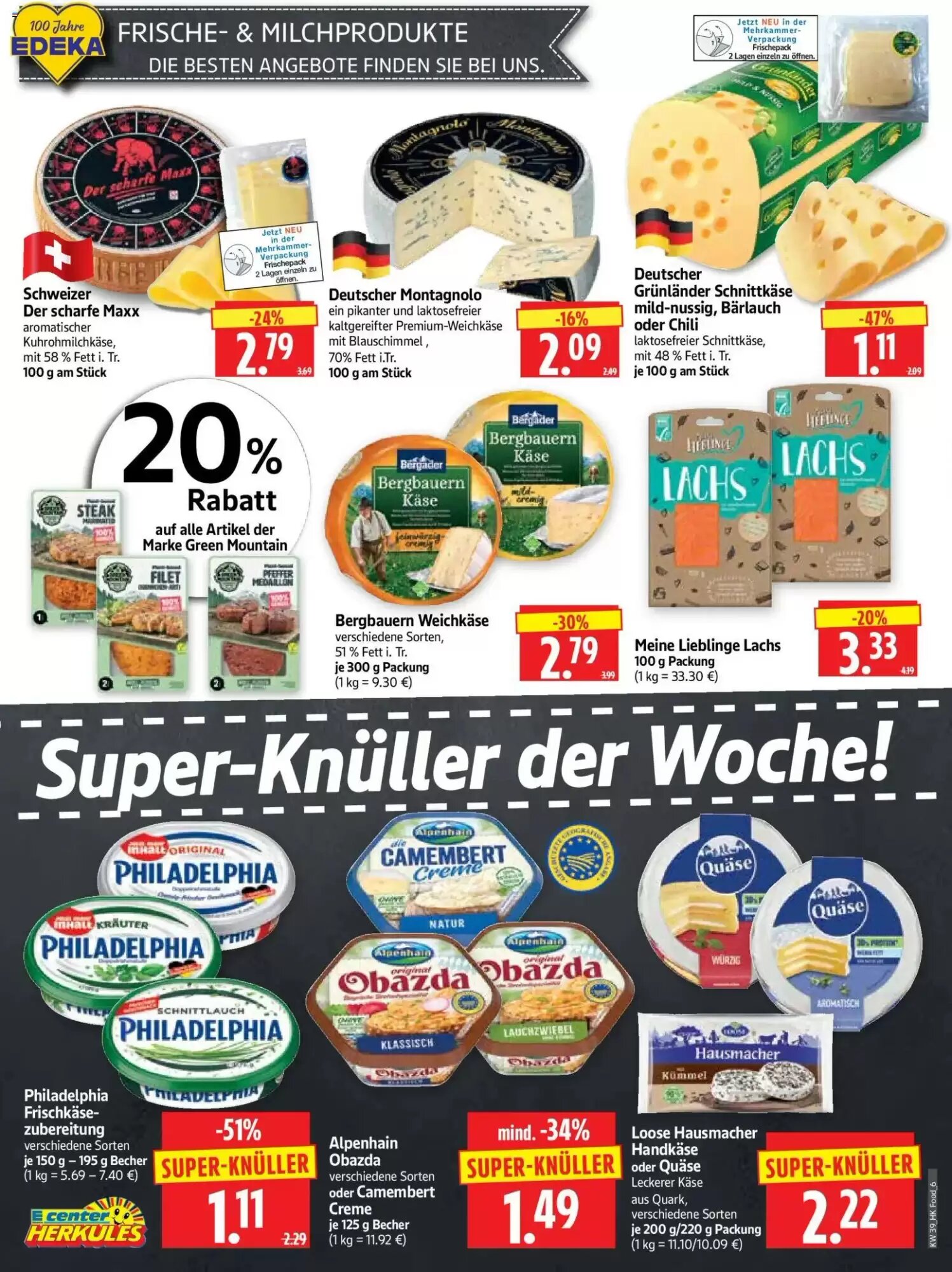 Edeka Herkules Prospekt (ab 21.09.2026) zum Blättern - Seite 6
