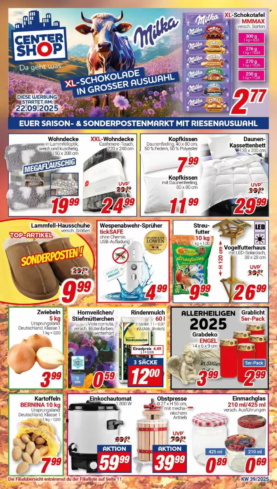 CENTERSHOP Prospekt (ab 22.09.2026) zum Blättern - Seite 1