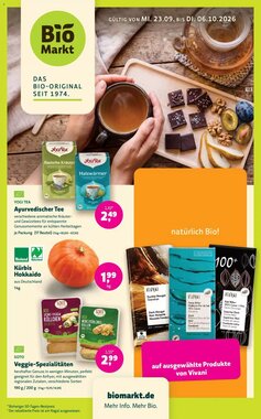 Biomarkt Prospekt (ab 23.09.2026) zum Blättern