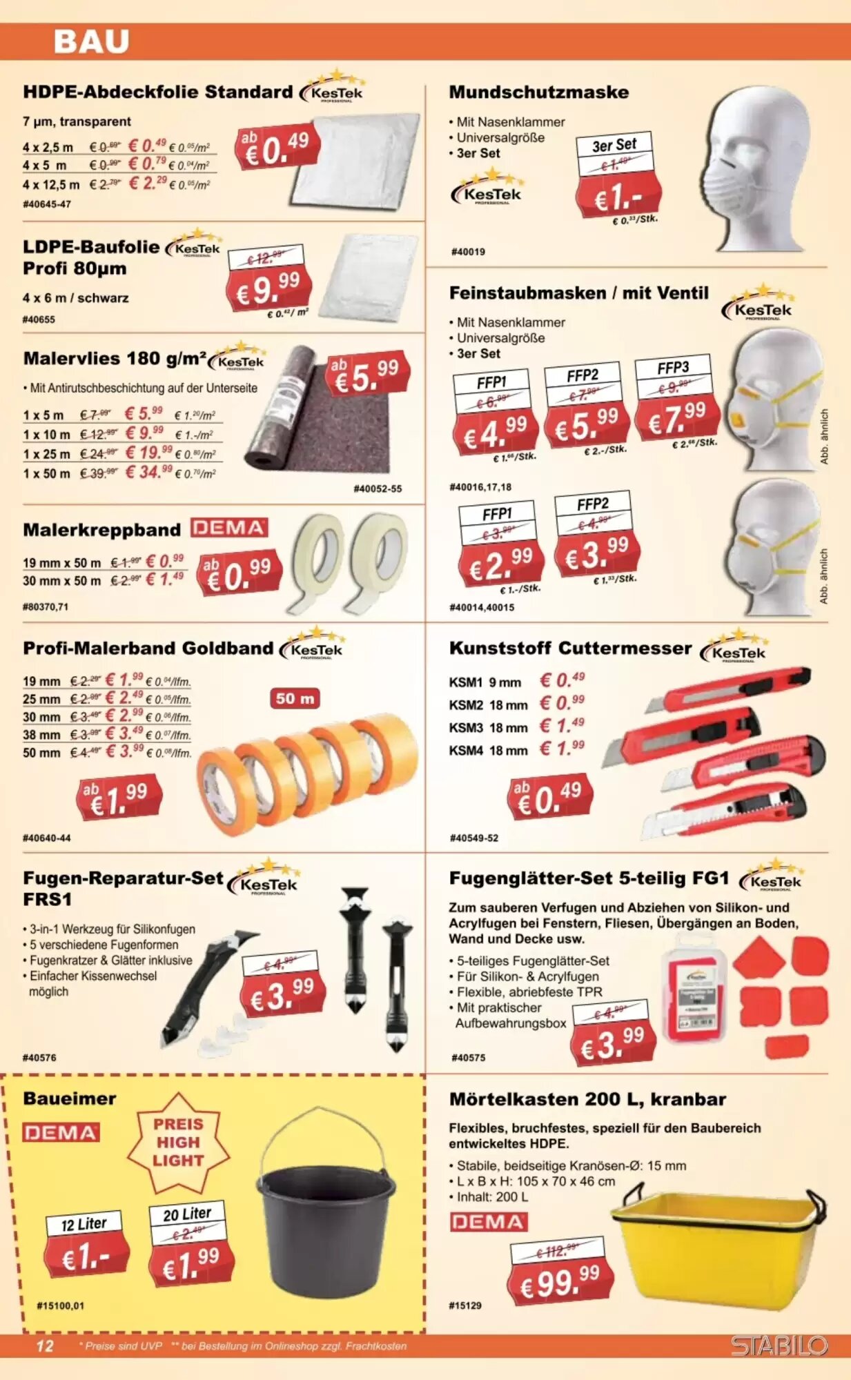 Stabilo Fachmarkt Prospekt (ab 23.09.2026) zum Blättern - Seite 12