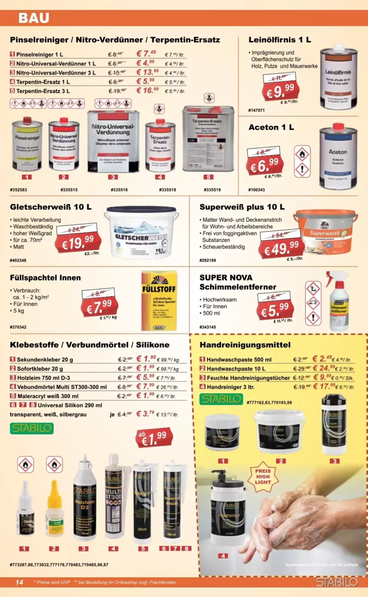 Stabilo Fachmarkt Prospekt (ab 23.09.2026) zum Blättern - Seite 14