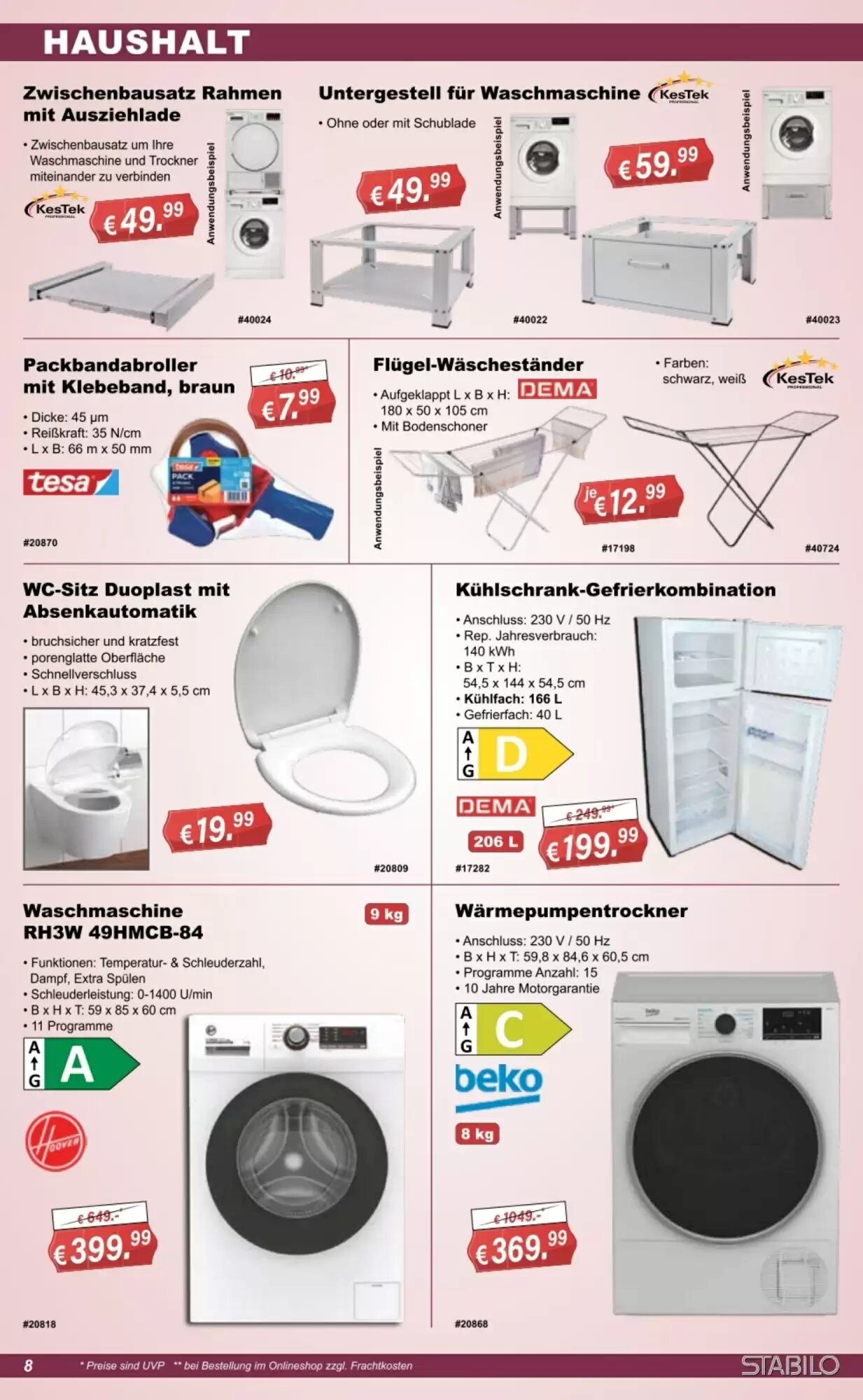 Stabilo Fachmarkt Prospekt (ab 23.09.2026) zum Blättern - Seite 8