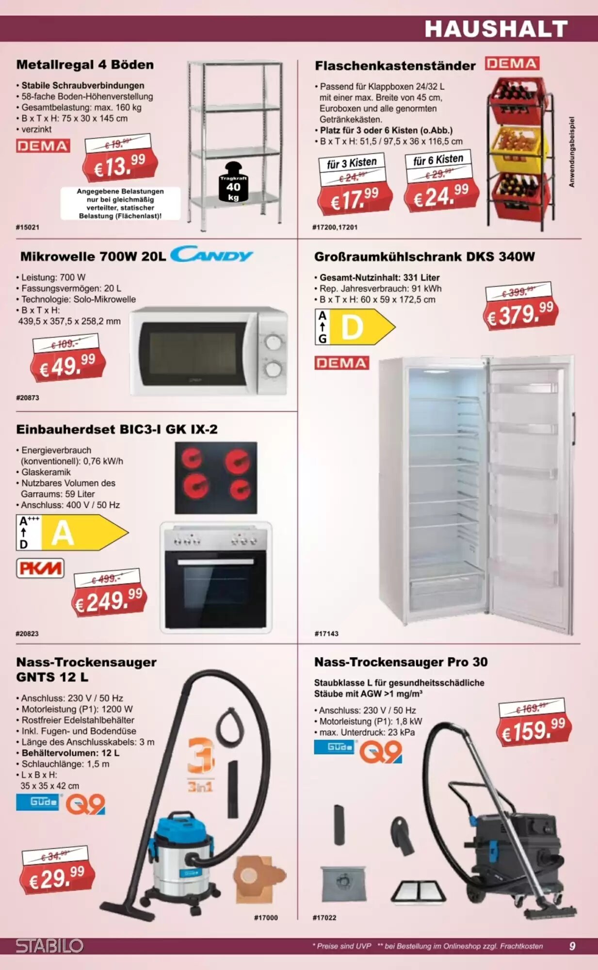 Stabilo Fachmarkt Prospekt (ab 23.09.2026) zum Blättern - Seite 9