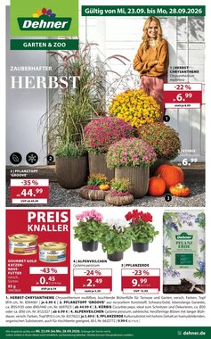 Dehner Prospekt (ab 23.09.2026) zum Blättern