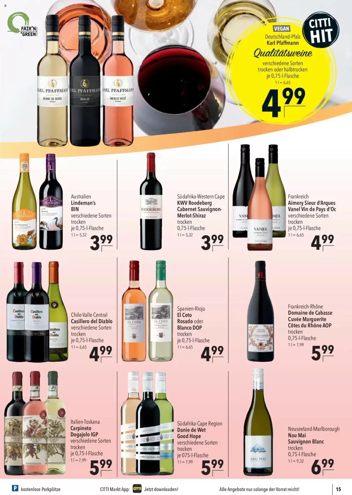 CITTI Markt Prospekt (ab 23.09.2026) zum Blättern - Seite 15