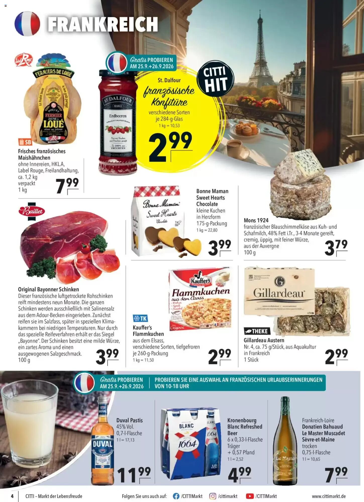 CITTI Markt Prospekt (ab 23.09.2026) zum Blättern - Seite 4